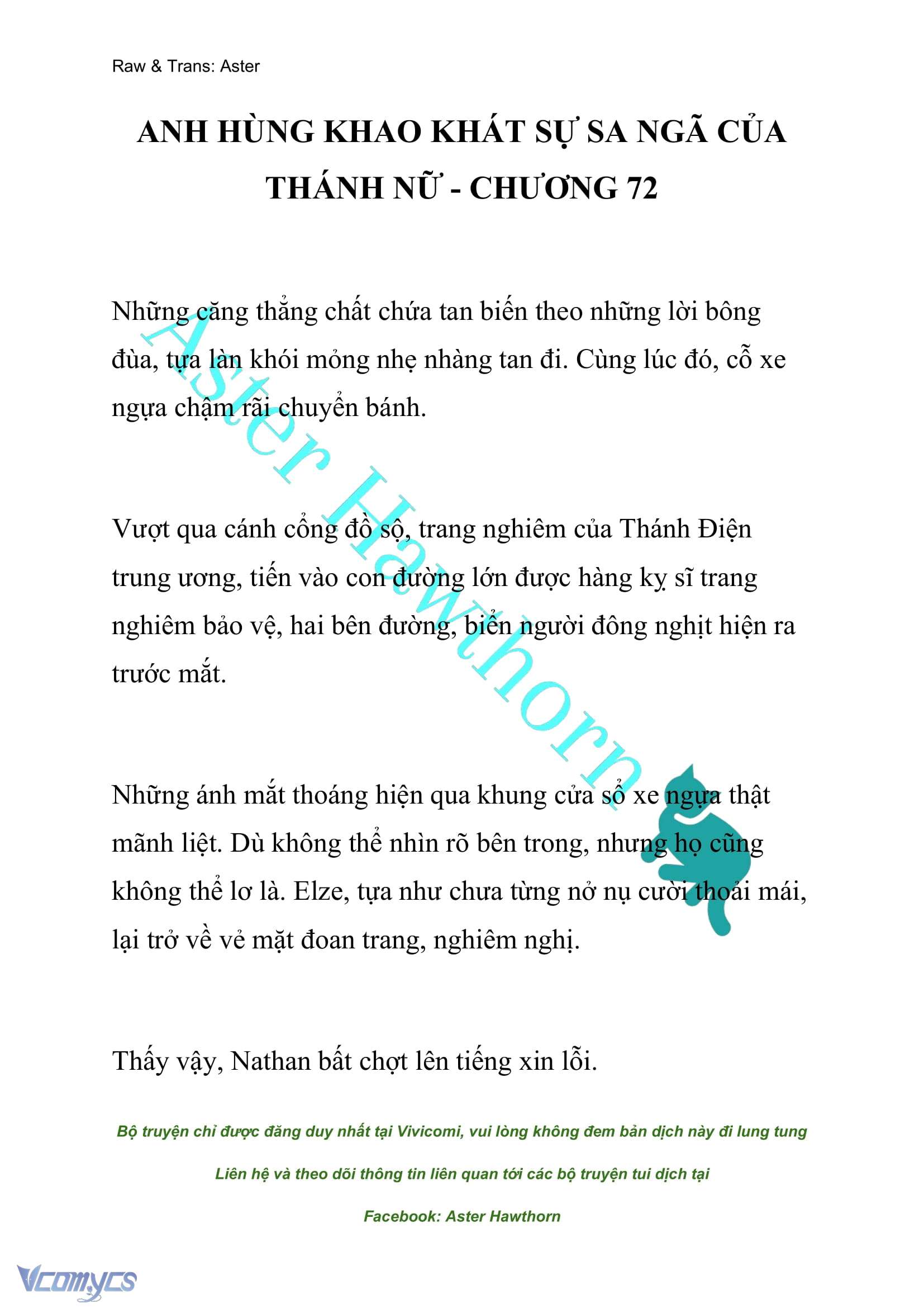 [NOVEL] Anh Hùng Khao Khát Sự Sa Ngã Của Thánh Nữ Chap 72 - Trang 2