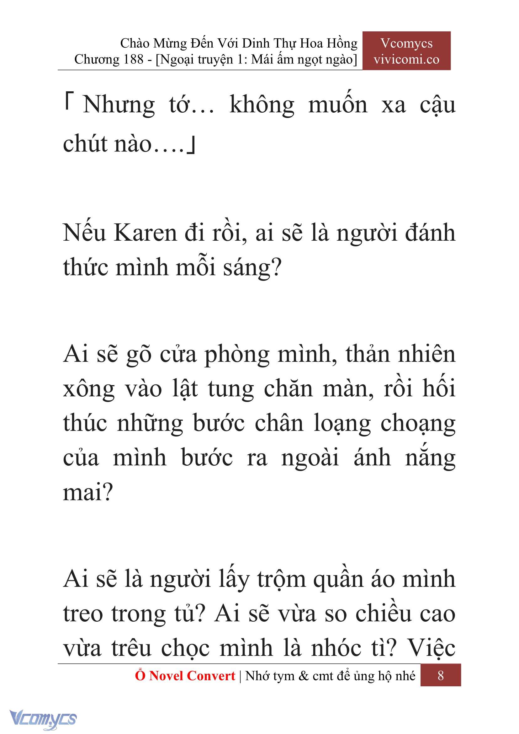 [Novel] Chào Mừng Đến Với Dinh Thự Hoa Hồng Chap 188 - Trang 2
