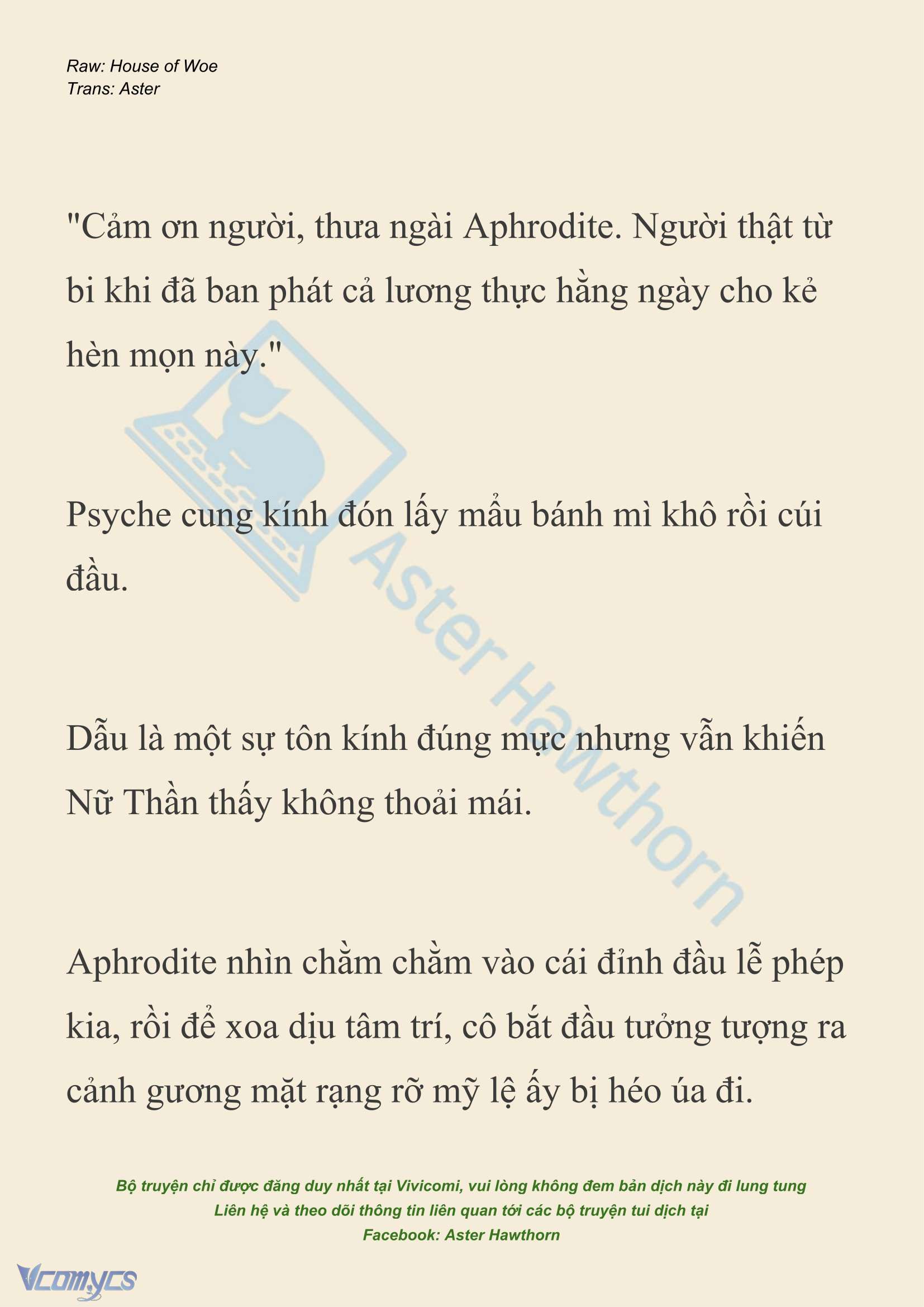 [NOVEL] Dành Cho Các Nữ Thần: Dành cho Psyche Chap 42 - Next 
