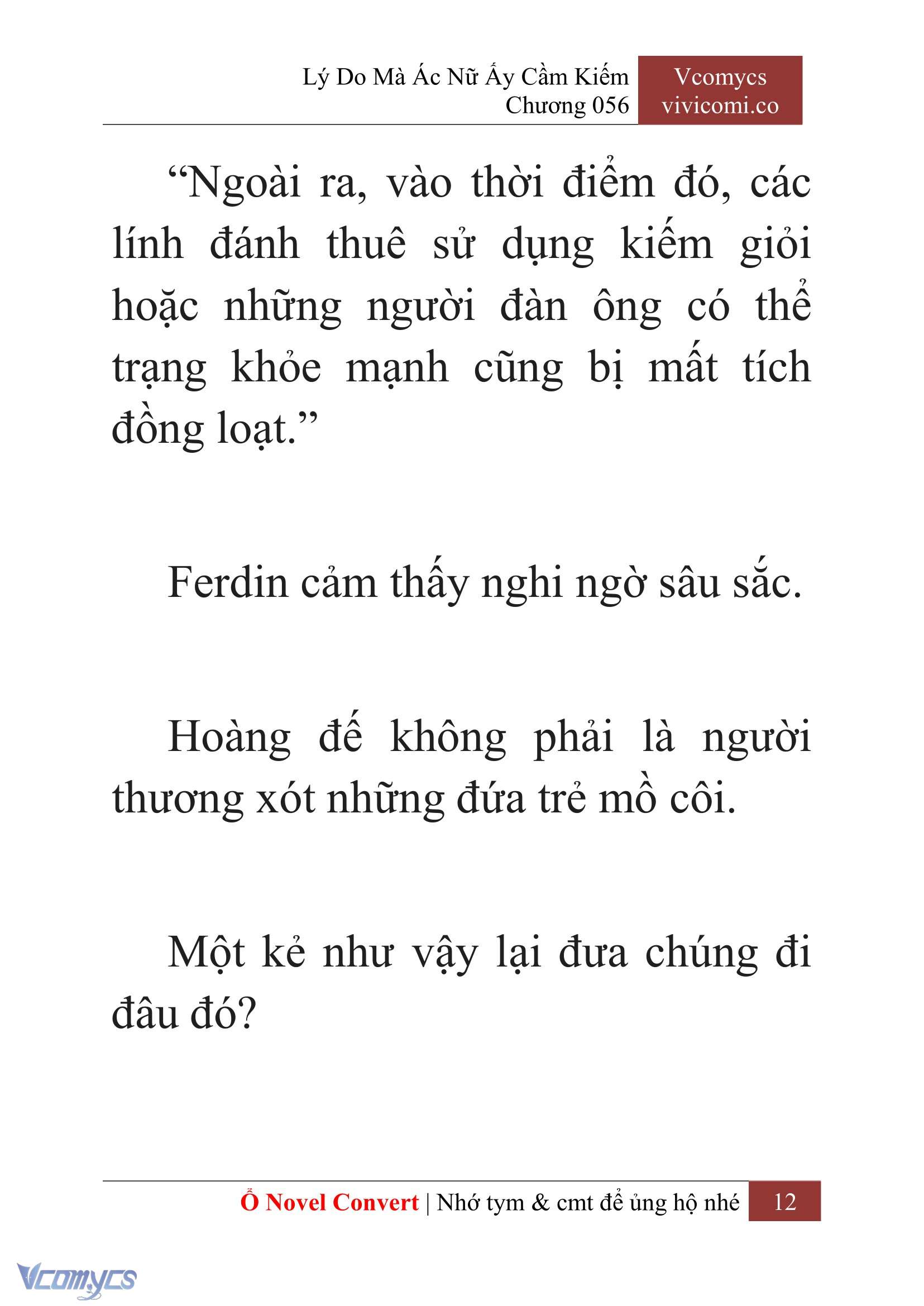 [Novel] Lý Do Mà Ác Nữ Ấy Cầm Kiếm Chap 56 - Trang 2