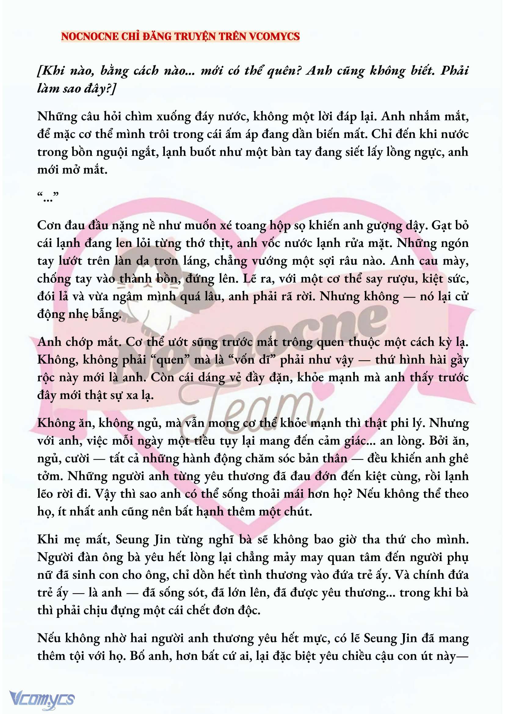 [FULL] [NOVEL] CHÚNG TA KẾT THÚC VÀO MÙA THU Chap 61 - Trang 2