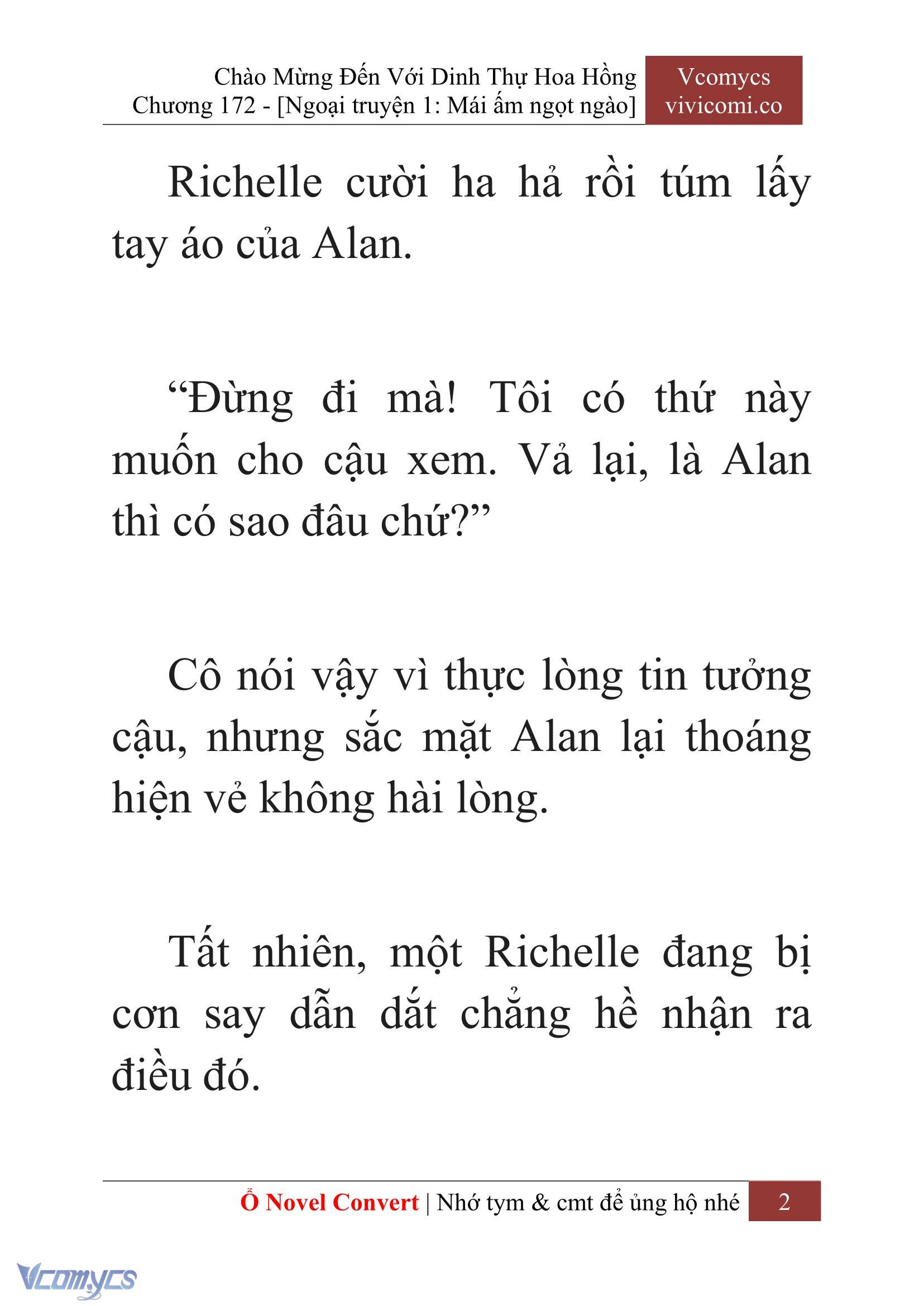[Novel] Chào Mừng Đến Với Dinh Thự Hoa Hồng Chap 172 - Trang 2