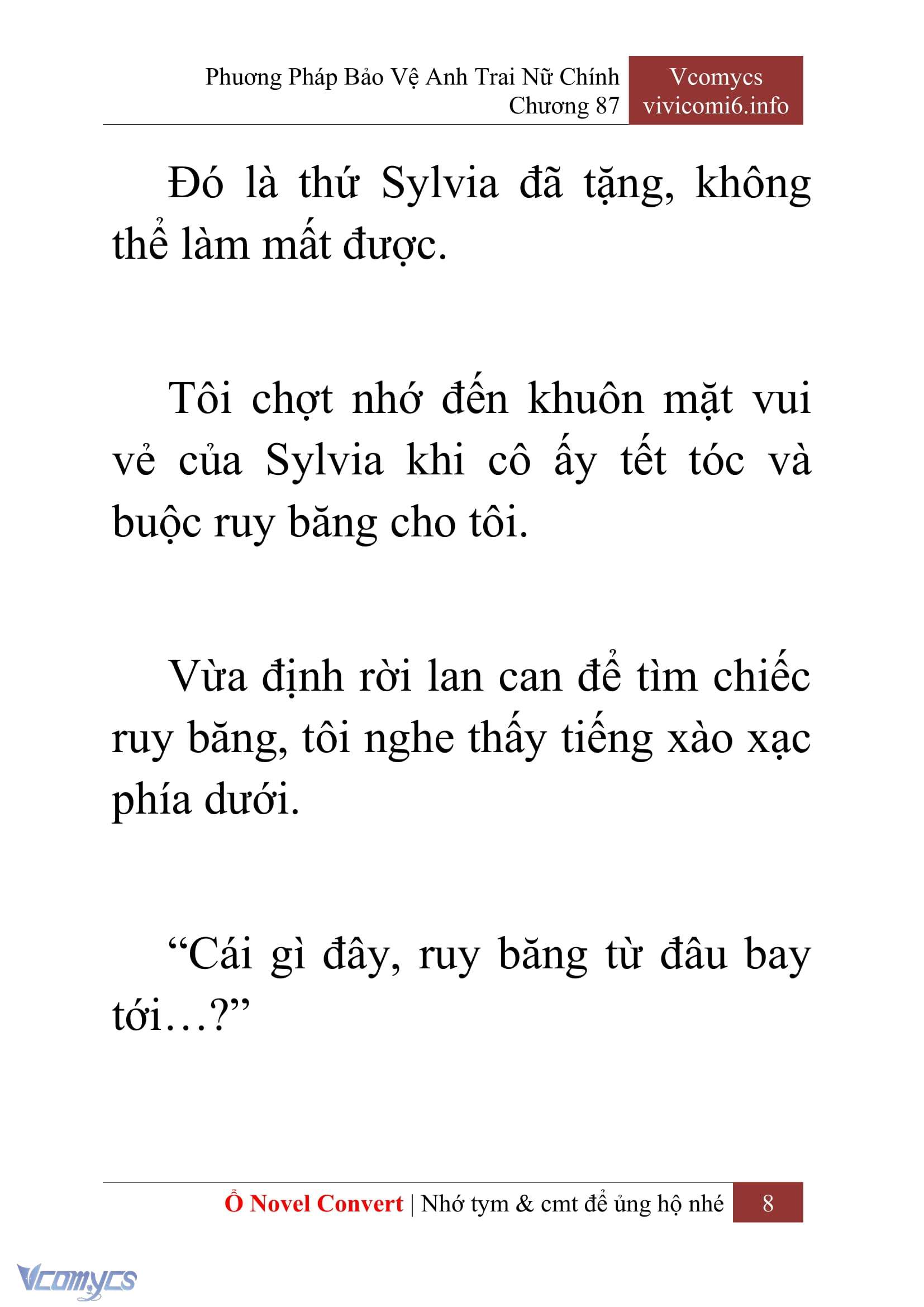 [Novel] Phương Pháp Bảo Vệ Anh Trai Nữ Chính Chap 87 - Trang 2
