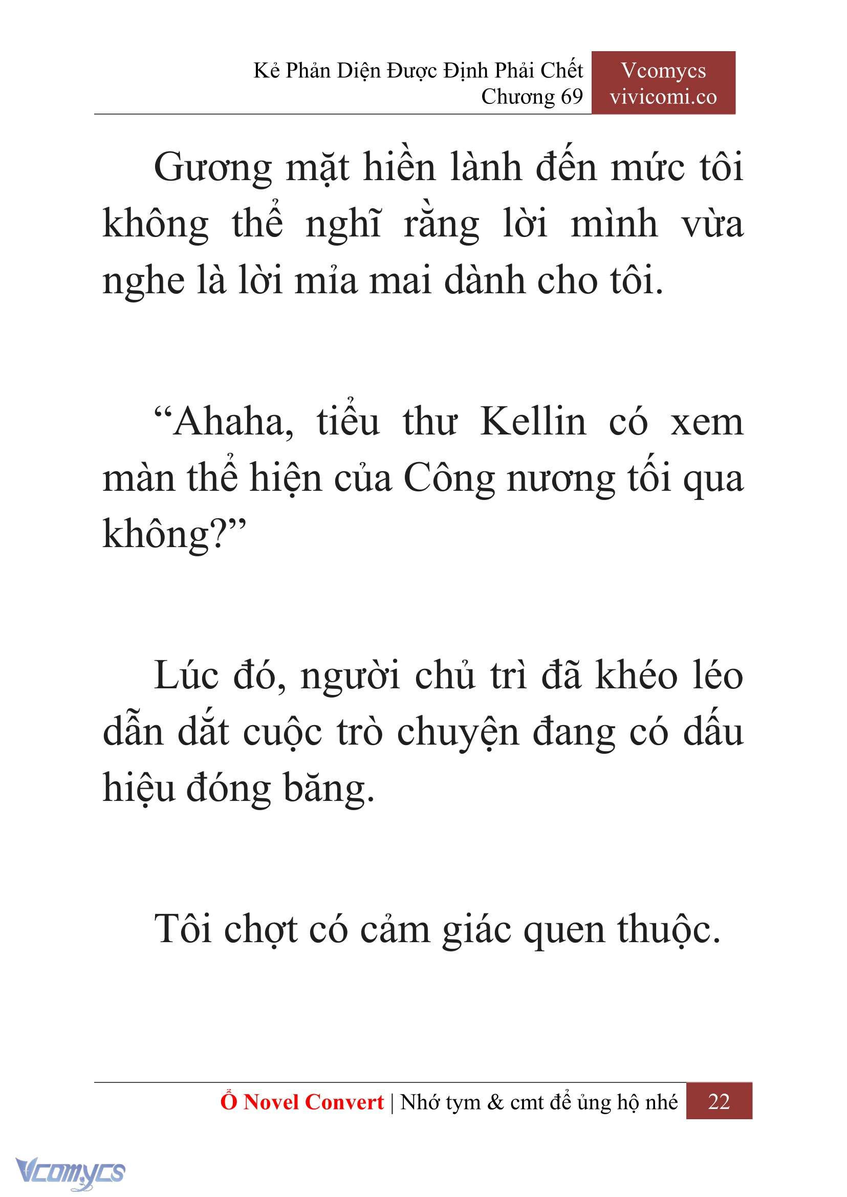 [Novel] Kẻ Phản Diện Được Định Phải Chết Chap 69 - Next Chap 70