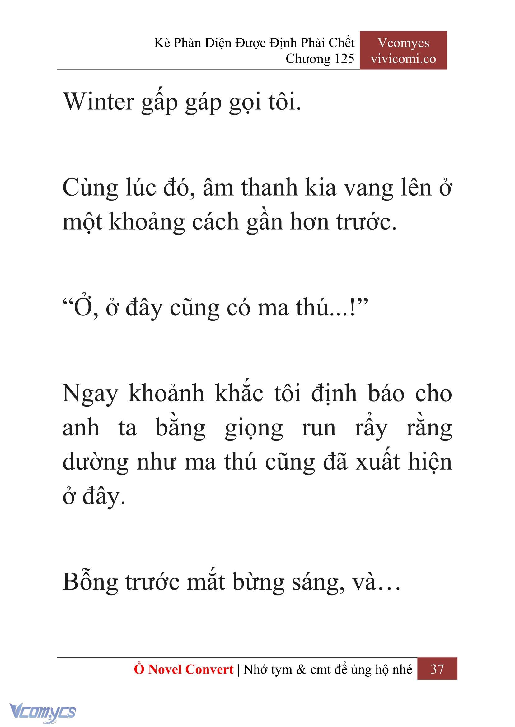 [Novel] Kẻ Phản Diện Được Định Phải Chết Chap 125 - Next Chap 126