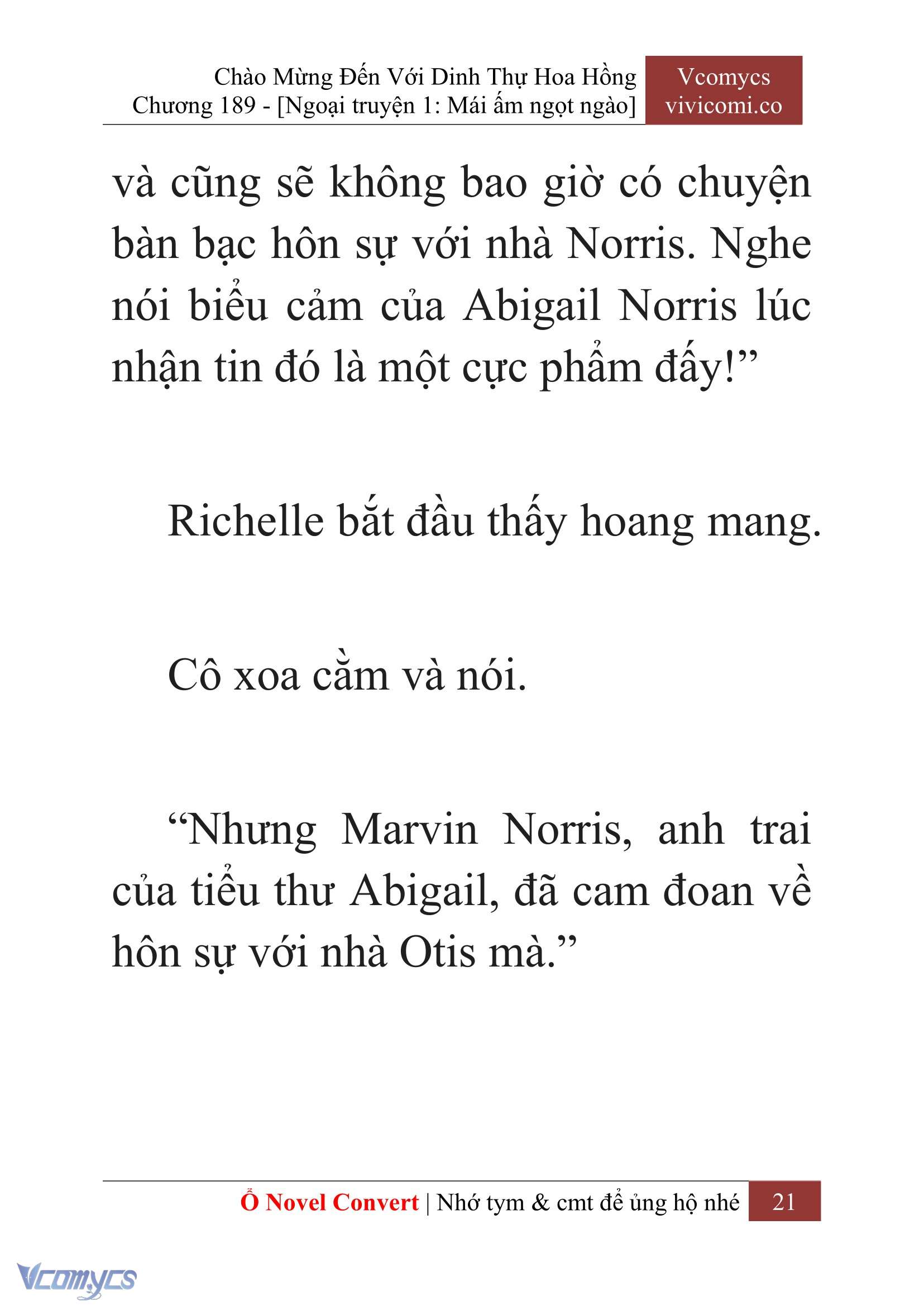 [Novel] Chào Mừng Đến Với Dinh Thự Hoa Hồng Chap 189 - Trang 2