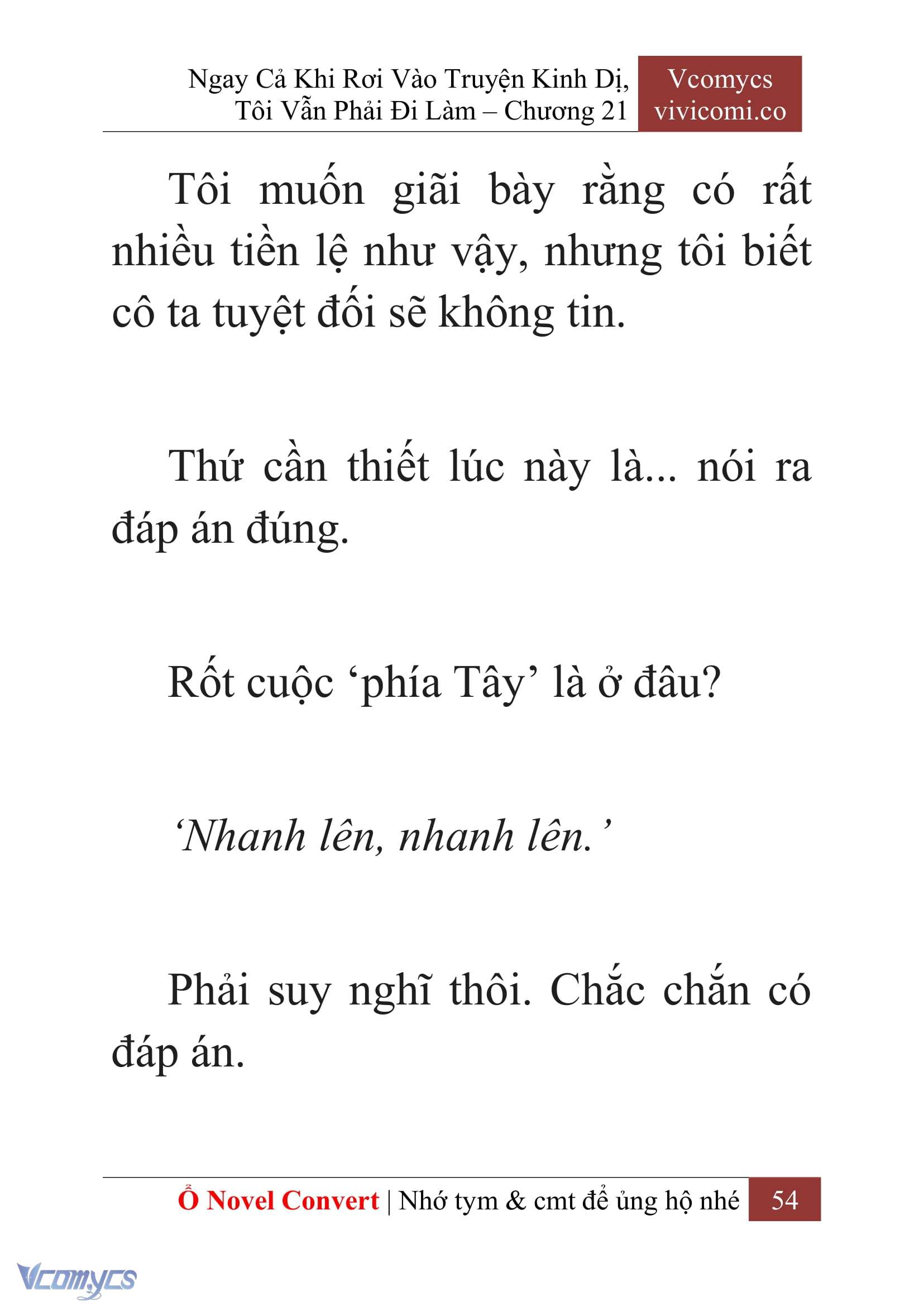 [Novel] Ngay Cả Khi Rơi Vào Truyện Kinh Dị, Tôi Vẫn Phải Đi Làm Chap 21 - Trang 2