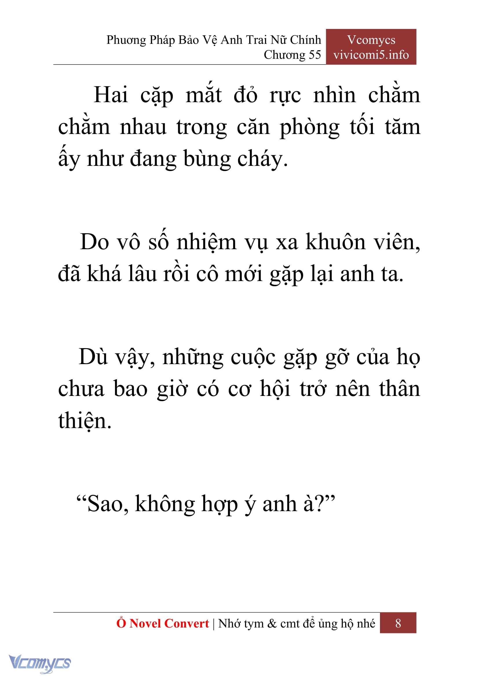 [Novel] Phương Pháp Bảo Vệ Anh Trai Nữ Chính Chap 55 - Trang 2