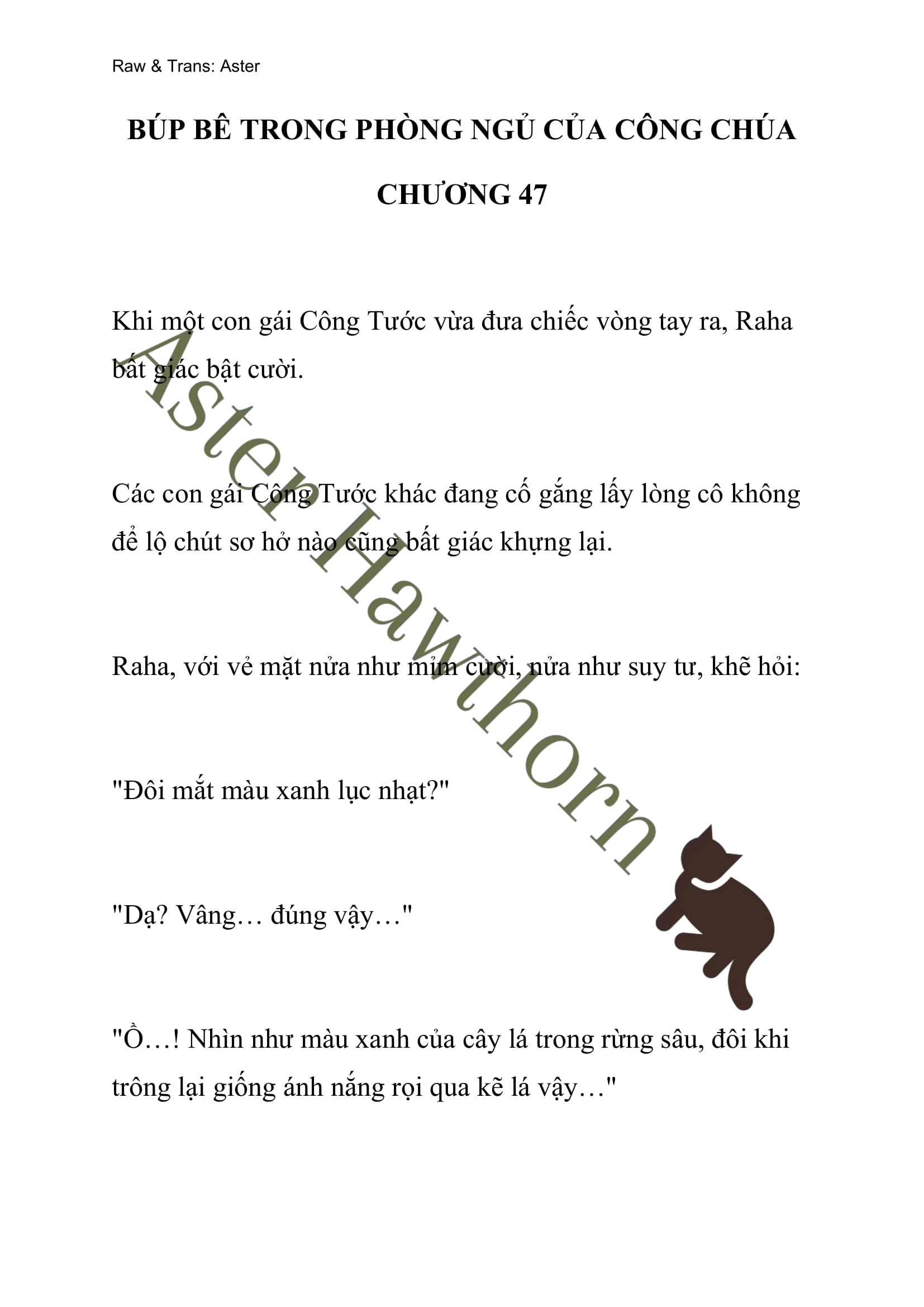 [NOVEL] Búp Bê Trong Phòng Ngủ Của Công Chúa Chap 47 - Trang 2