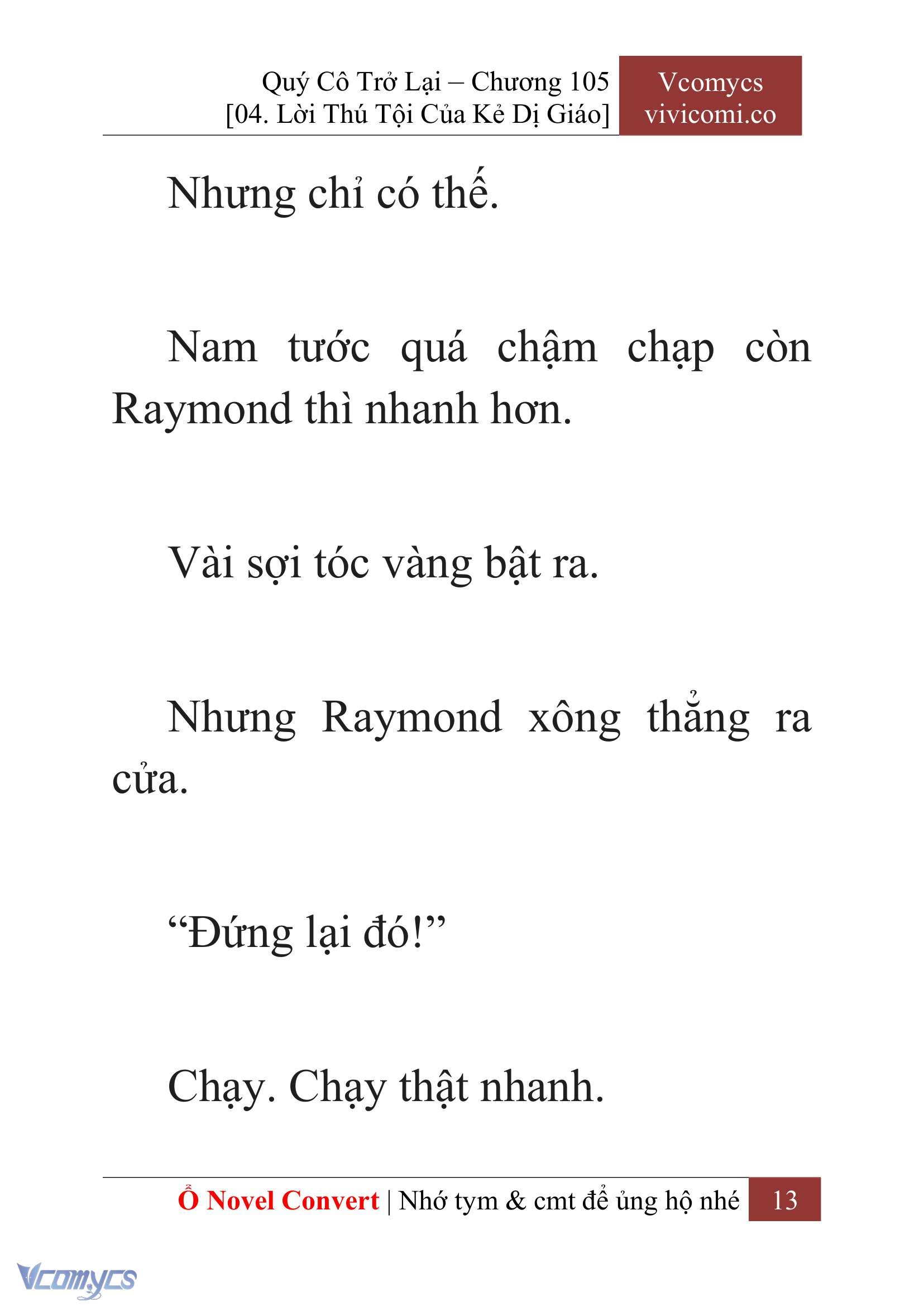 [Novel] Quý Cô Trở Lại Chap 105 - Trang 2