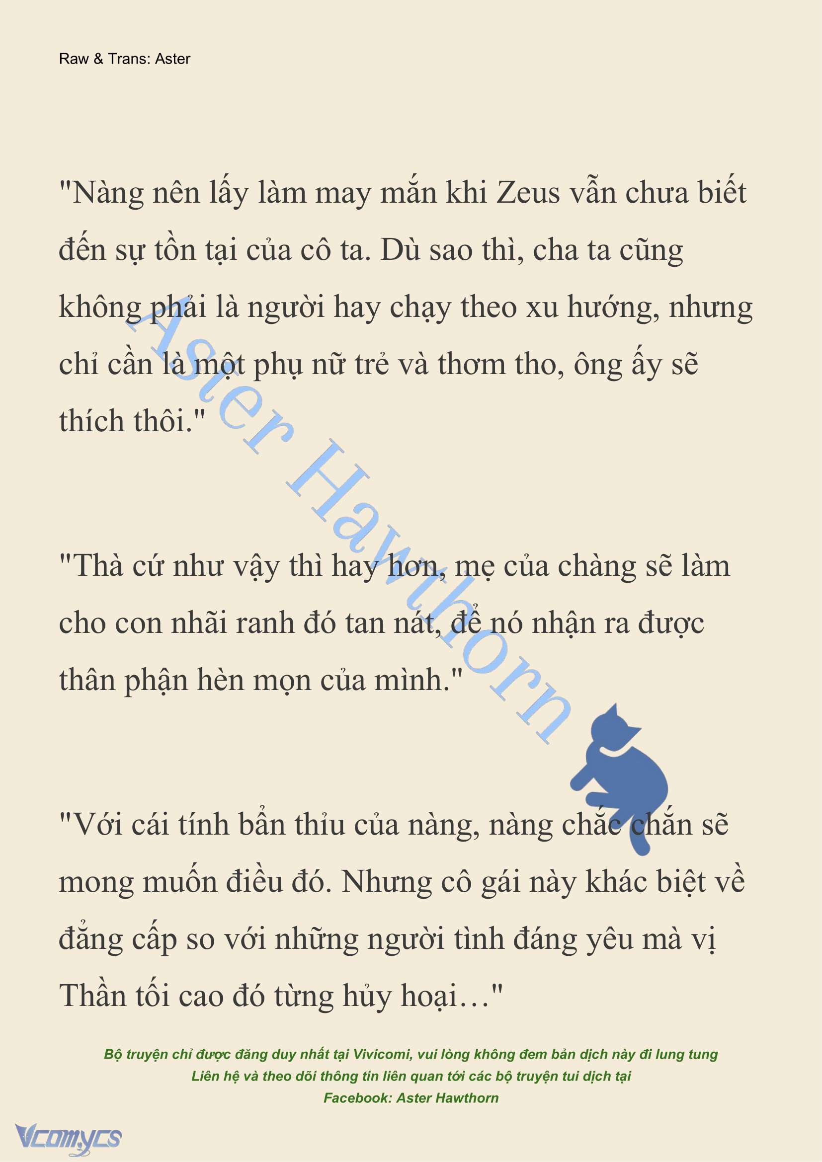 [NOVEL] Dành Cho Các Nữ Thần: Dành cho Psyche Chap 4 - Trang 2