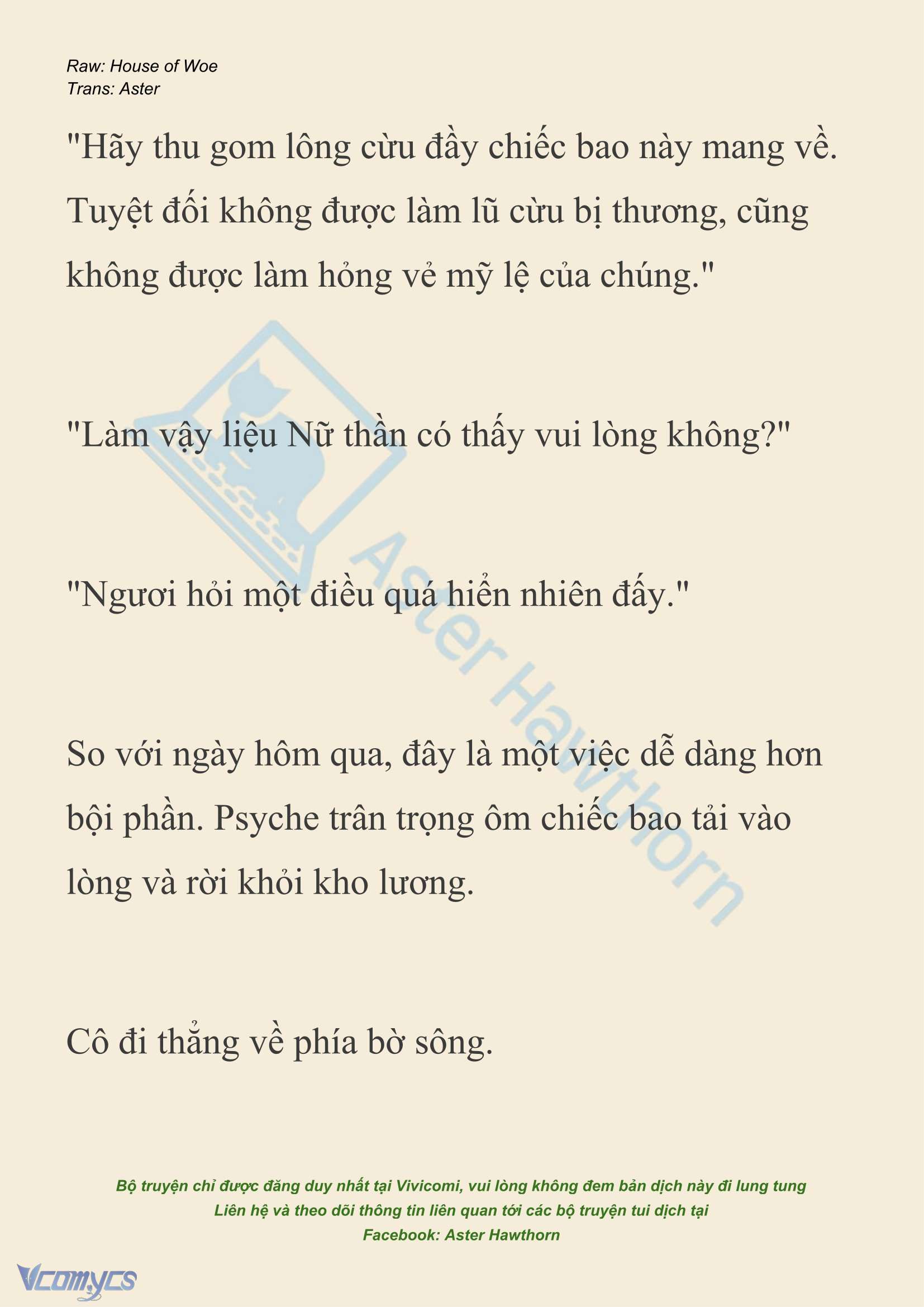 [NOVEL] Dành Cho Các Nữ Thần: Dành cho Psyche Chap 43 - Trang 2