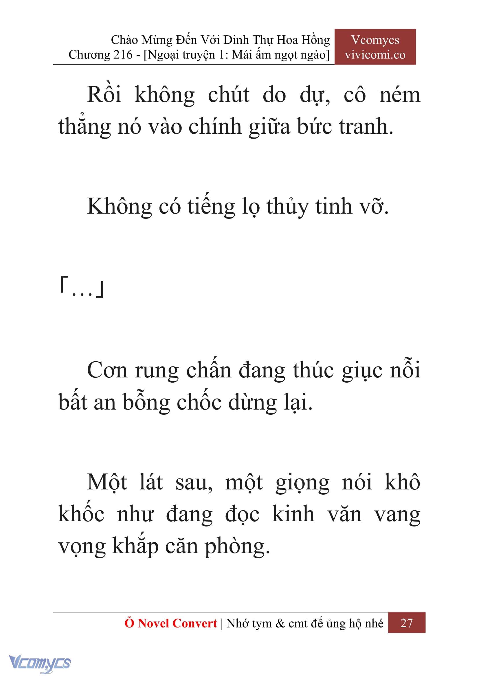 [Novel] Chào Mừng Đến Với Dinh Thự Hoa Hồng Chap 216 - Trang 2
