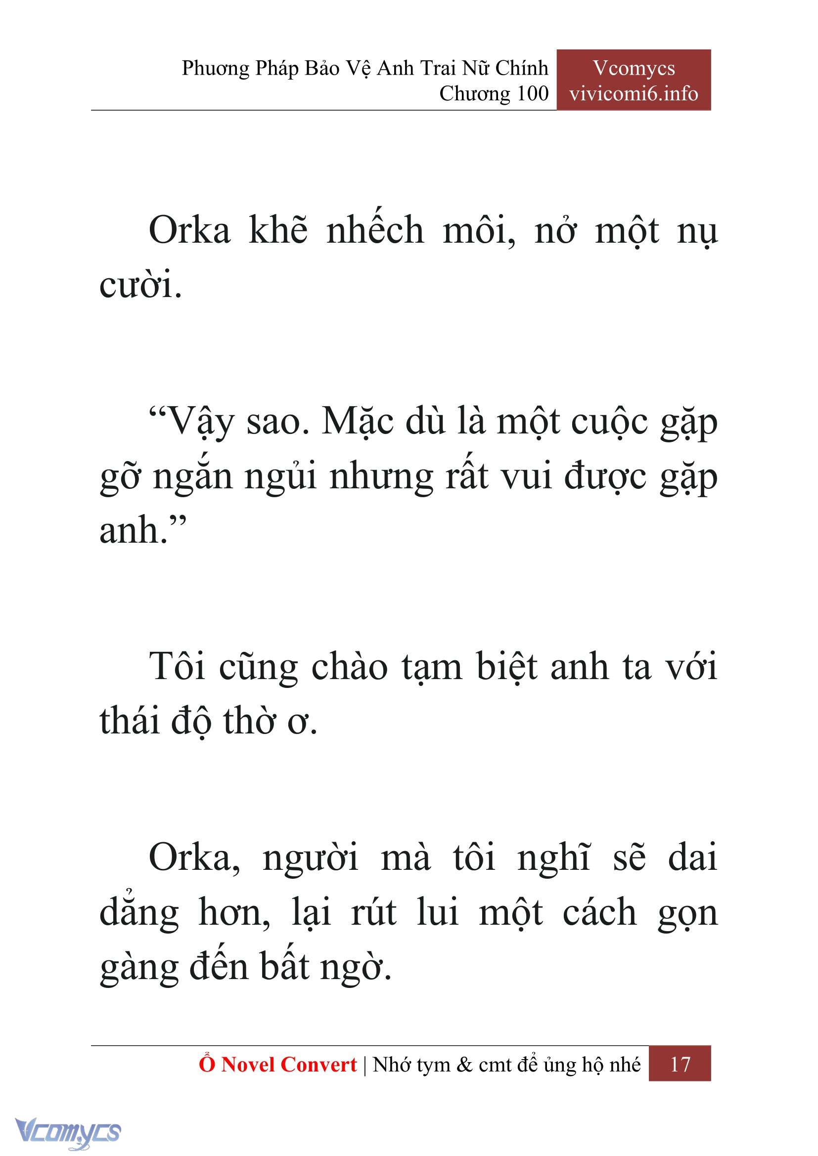[Novel] Phương Pháp Bảo Vệ Anh Trai Nữ Chính Chap 100 - Trang 2