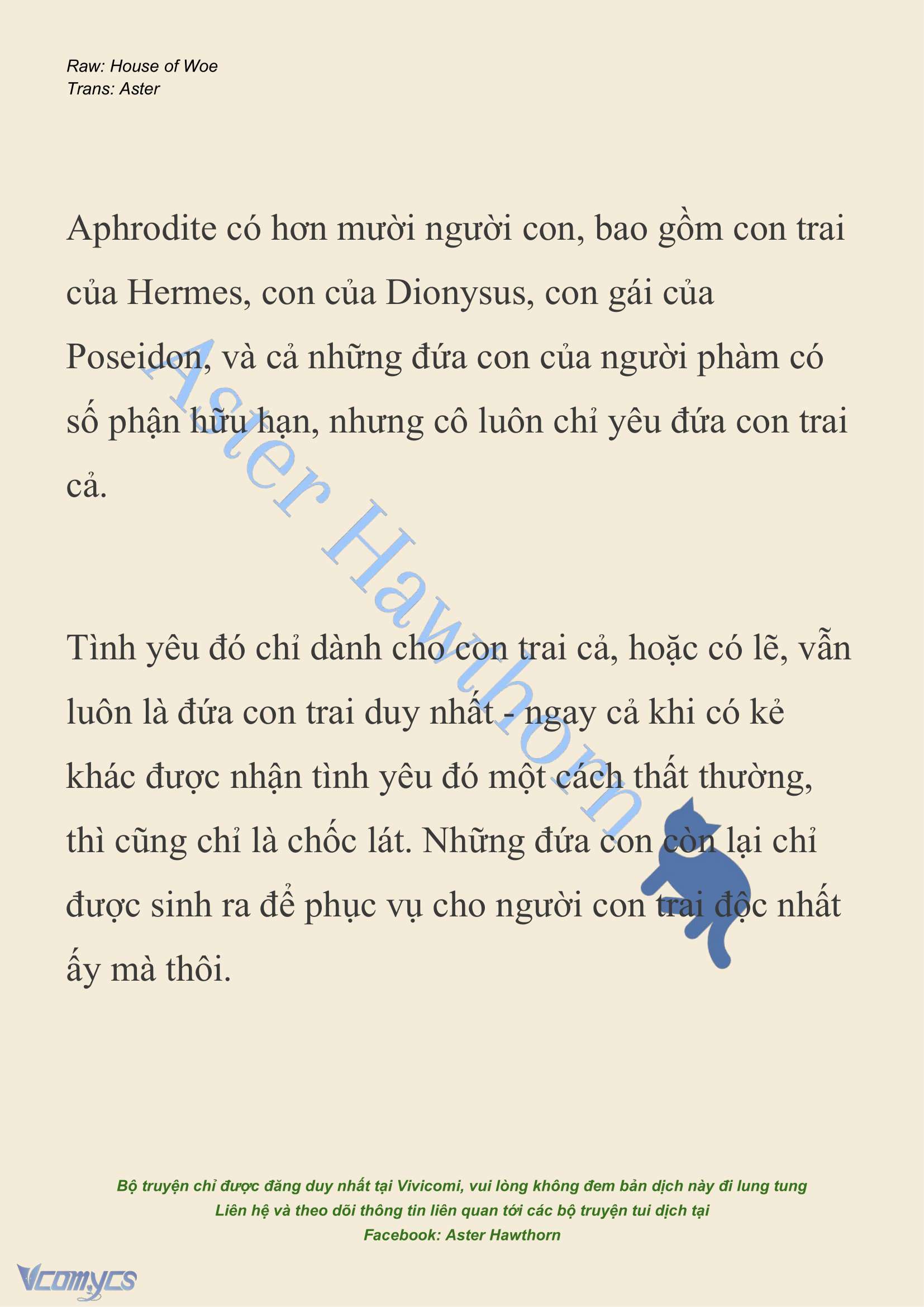 [NOVEL] Dành Cho Các Nữ Thần: Dành cho Psyche Chap 11 - Trang 2