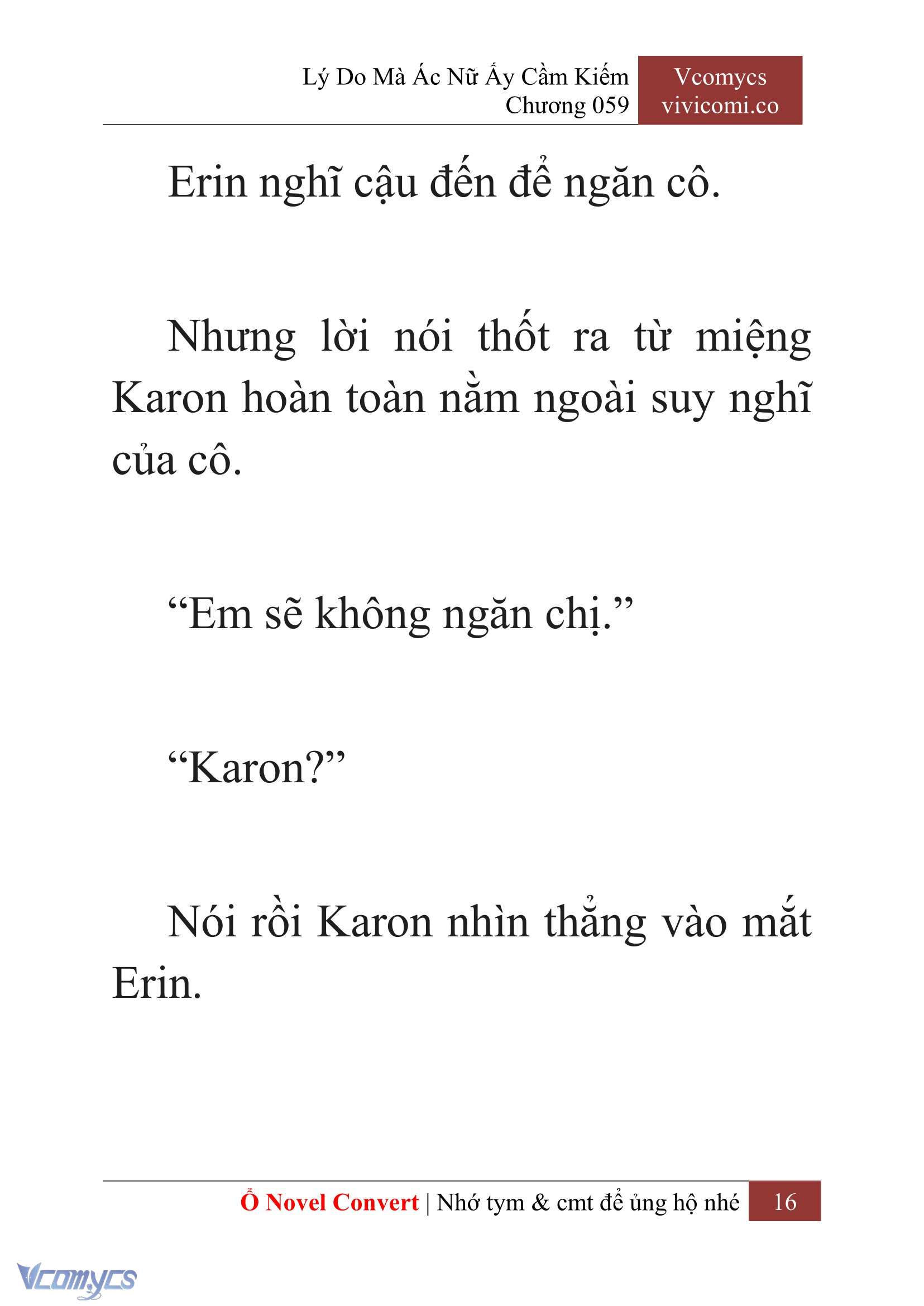 [Novel] Lý Do Mà Ác Nữ Ấy Cầm Kiếm Chap 59 - Trang 2