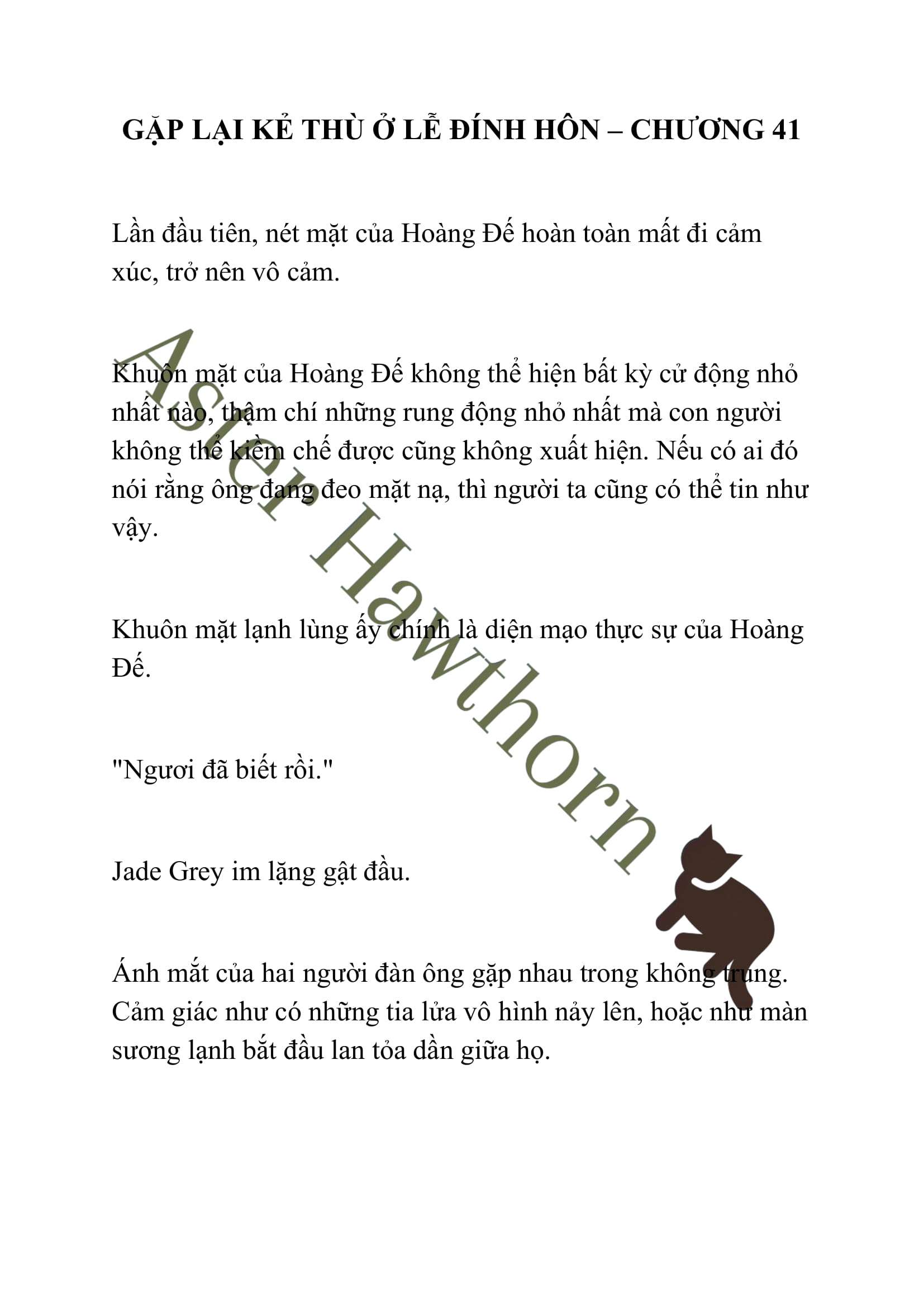 [NOVEL] Gặp Lại Kẻ Thù Ở Lễ Đính Hôn Chap 41 - Next Chap 42