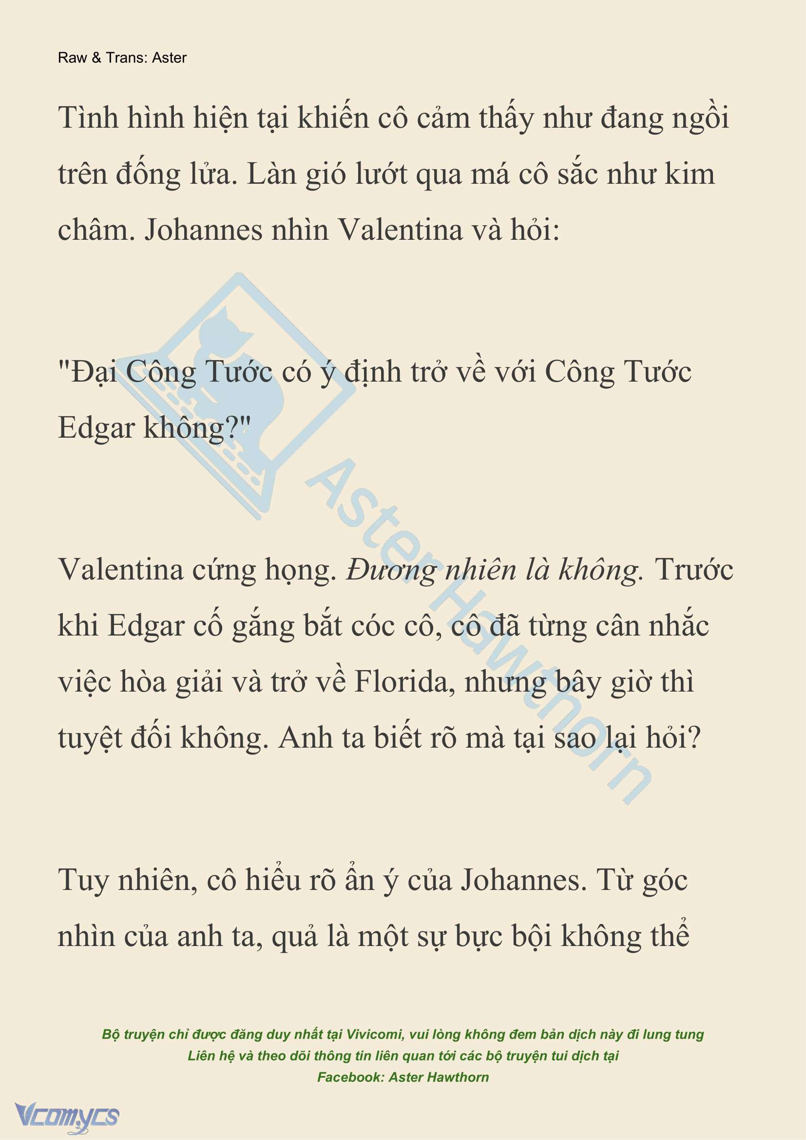 [NOVEL] Thiên Đường Của Valentina Chap 127 - Trang 2
