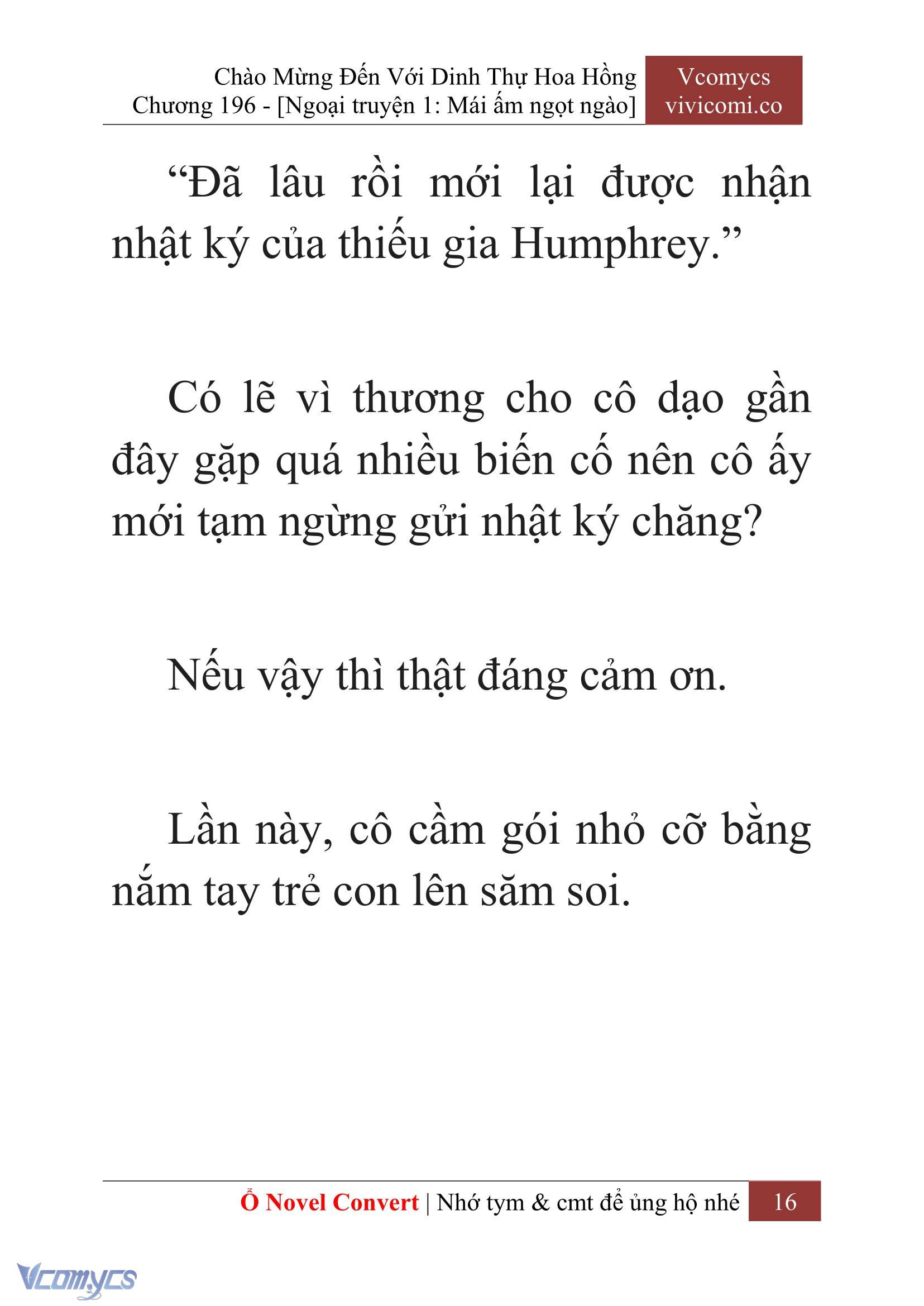 [Novel] Chào Mừng Đến Với Dinh Thự Hoa Hồng Chap 196 - Trang 2