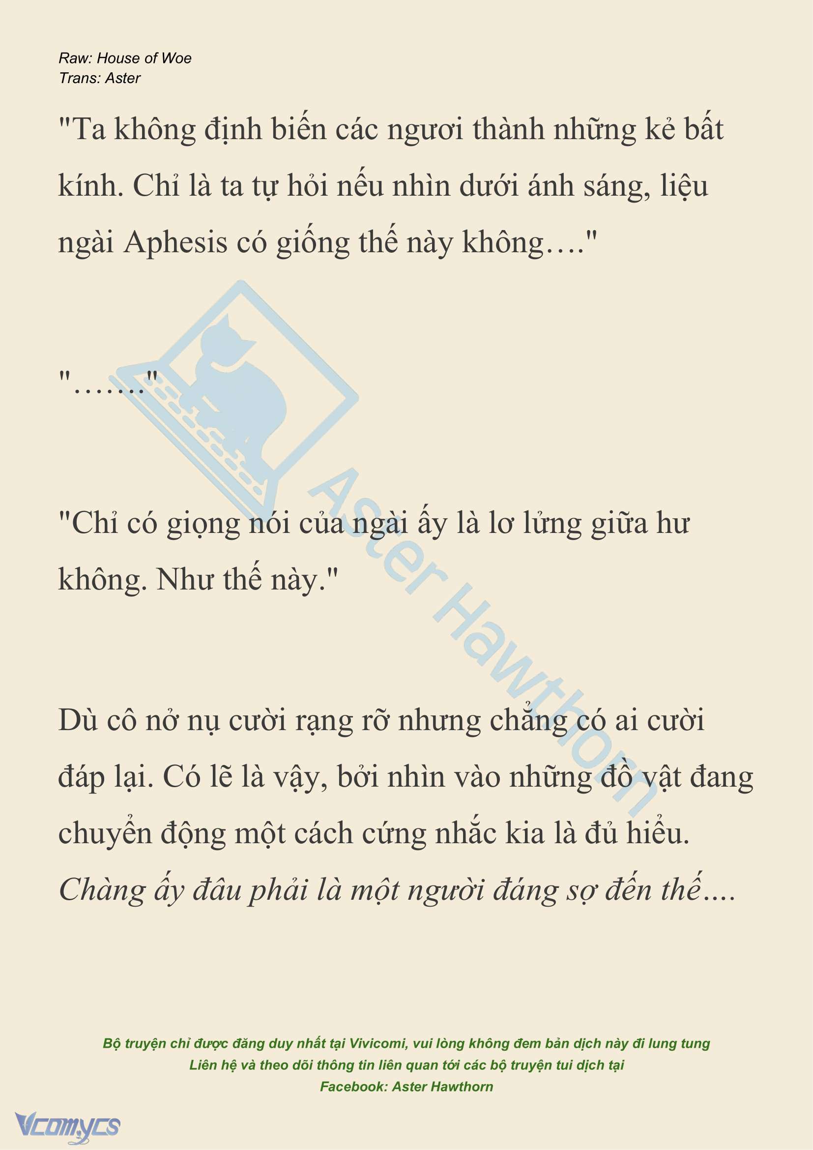 [NOVEL] Dành Cho Các Nữ Thần: Dành cho Psyche Chap 22 - Trang 2