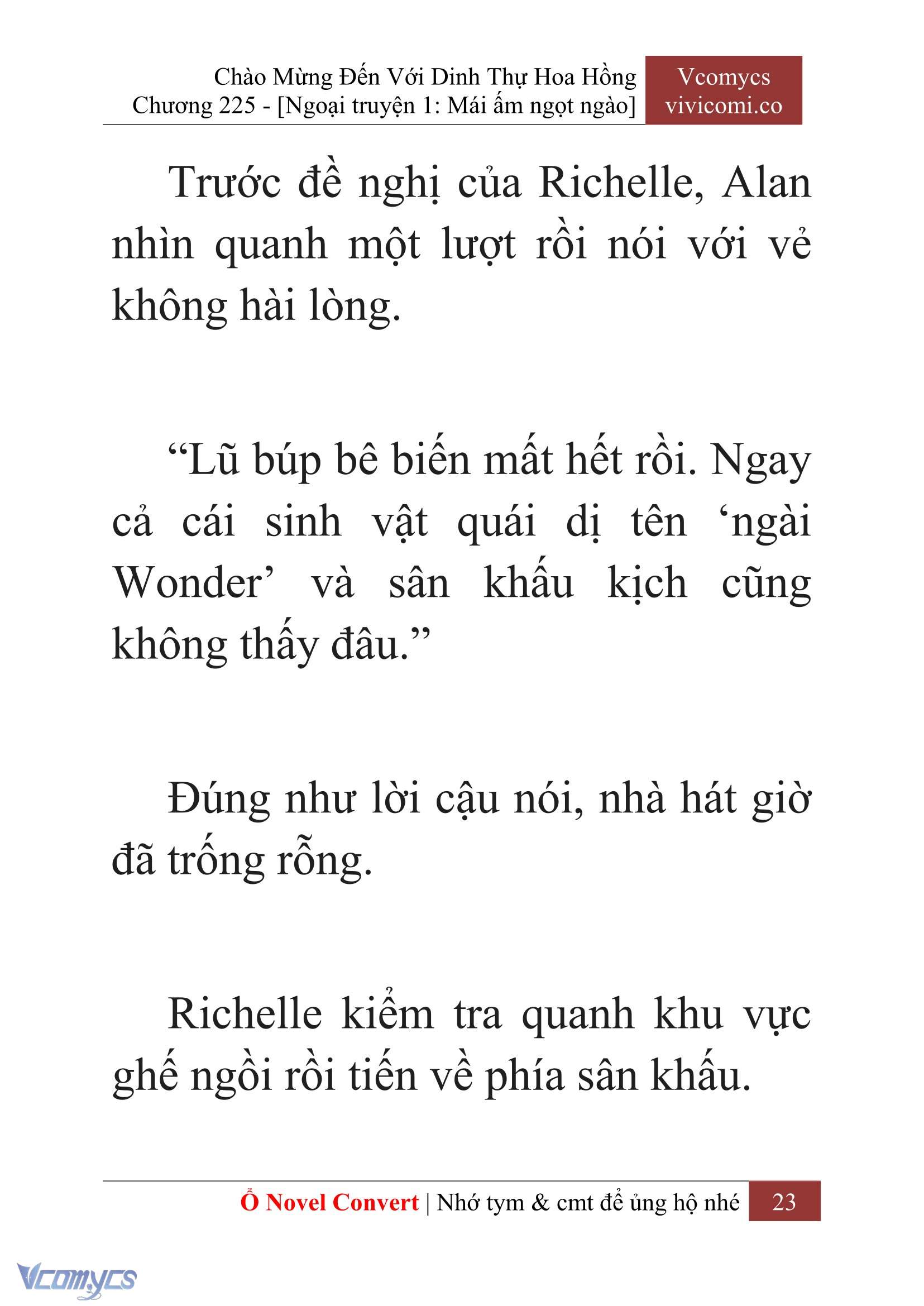 [Novel] Chào Mừng Đến Với Dinh Thự Hoa Hồng Chap 225 - Trang 2