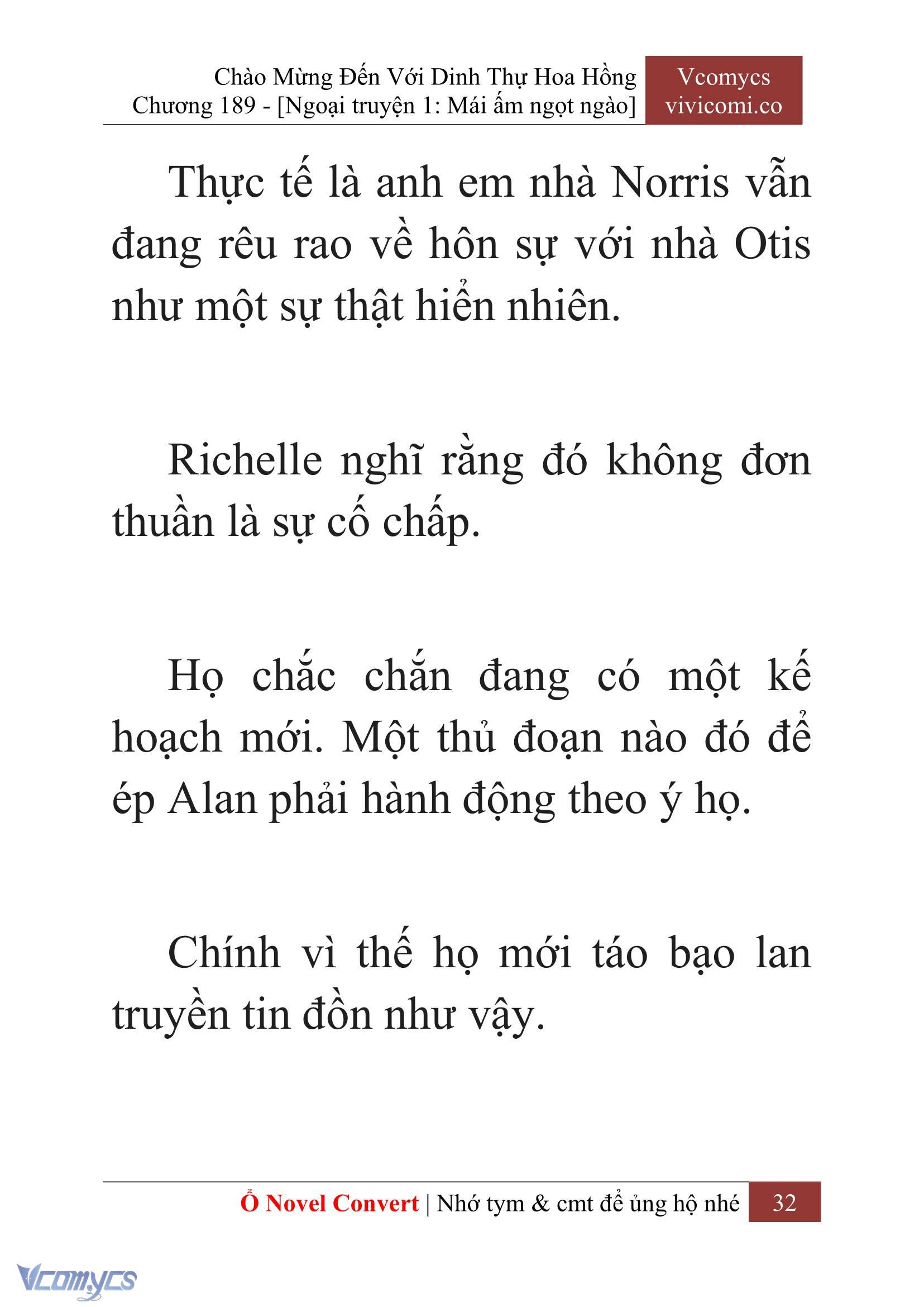 [Novel] Chào Mừng Đến Với Dinh Thự Hoa Hồng Chap 189 - Trang 2