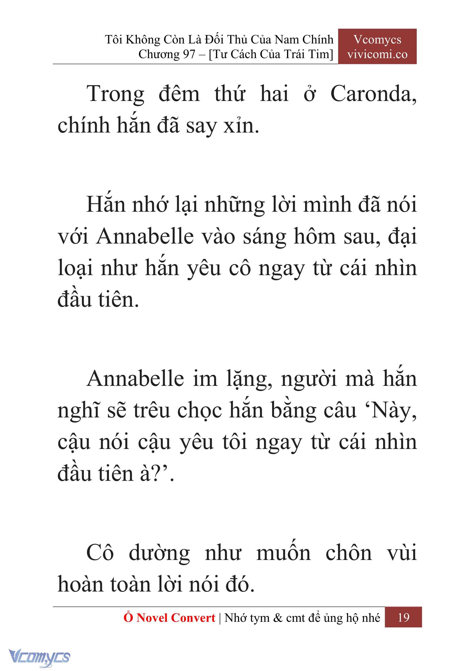 [Novel] Tôi Không Còn Là Đối Thủ Của Nam Chính Chap 97 - Trang 2