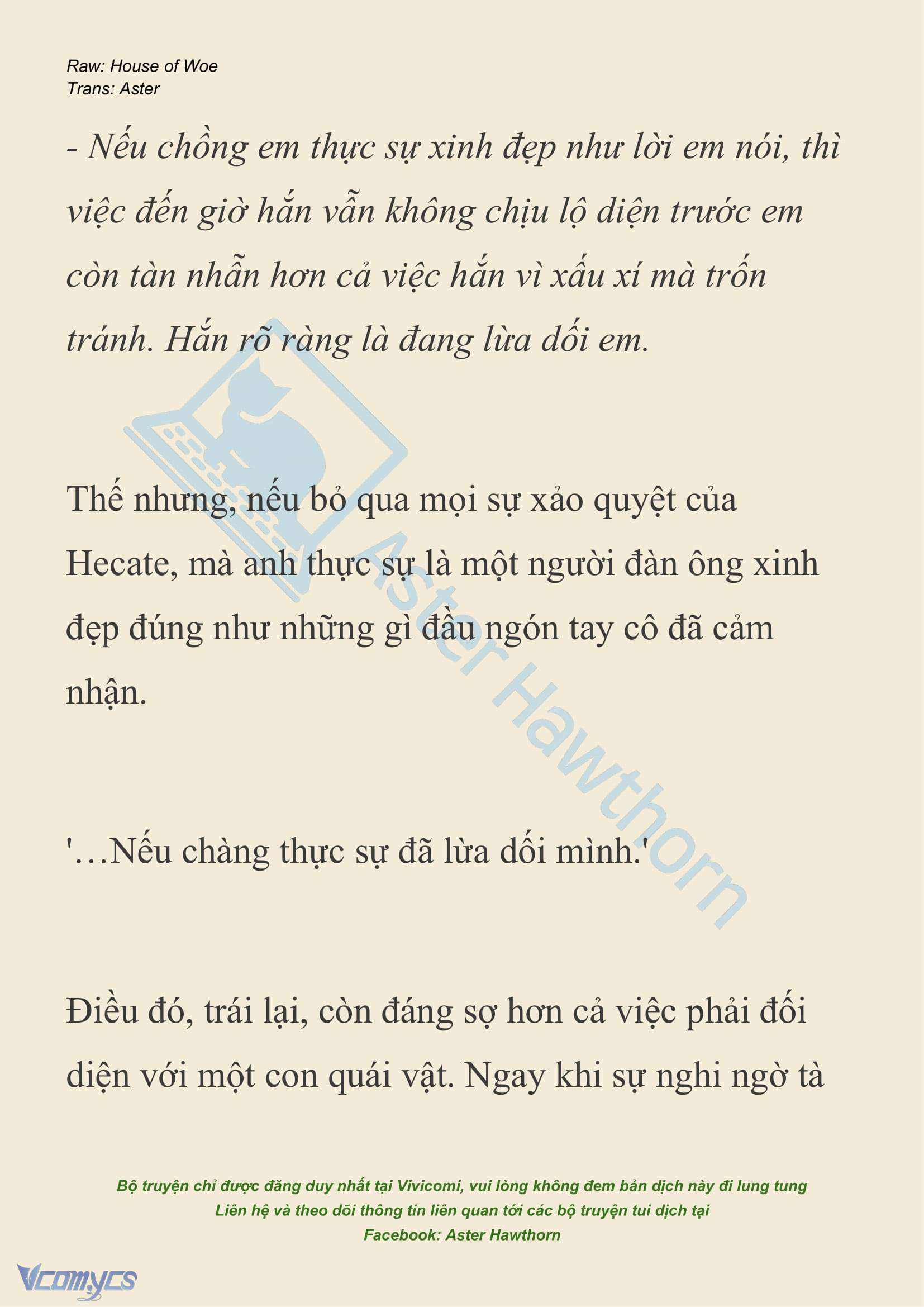 [NOVEL] Dành Cho Các Nữ Thần: Dành cho Psyche Chap 34 - Next 