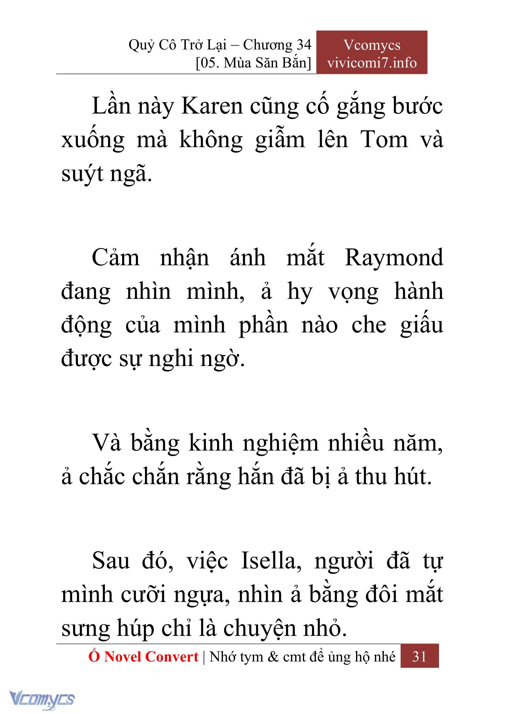 [Novel] Quý Cô Trở Lại Chap 34 - Trang 2