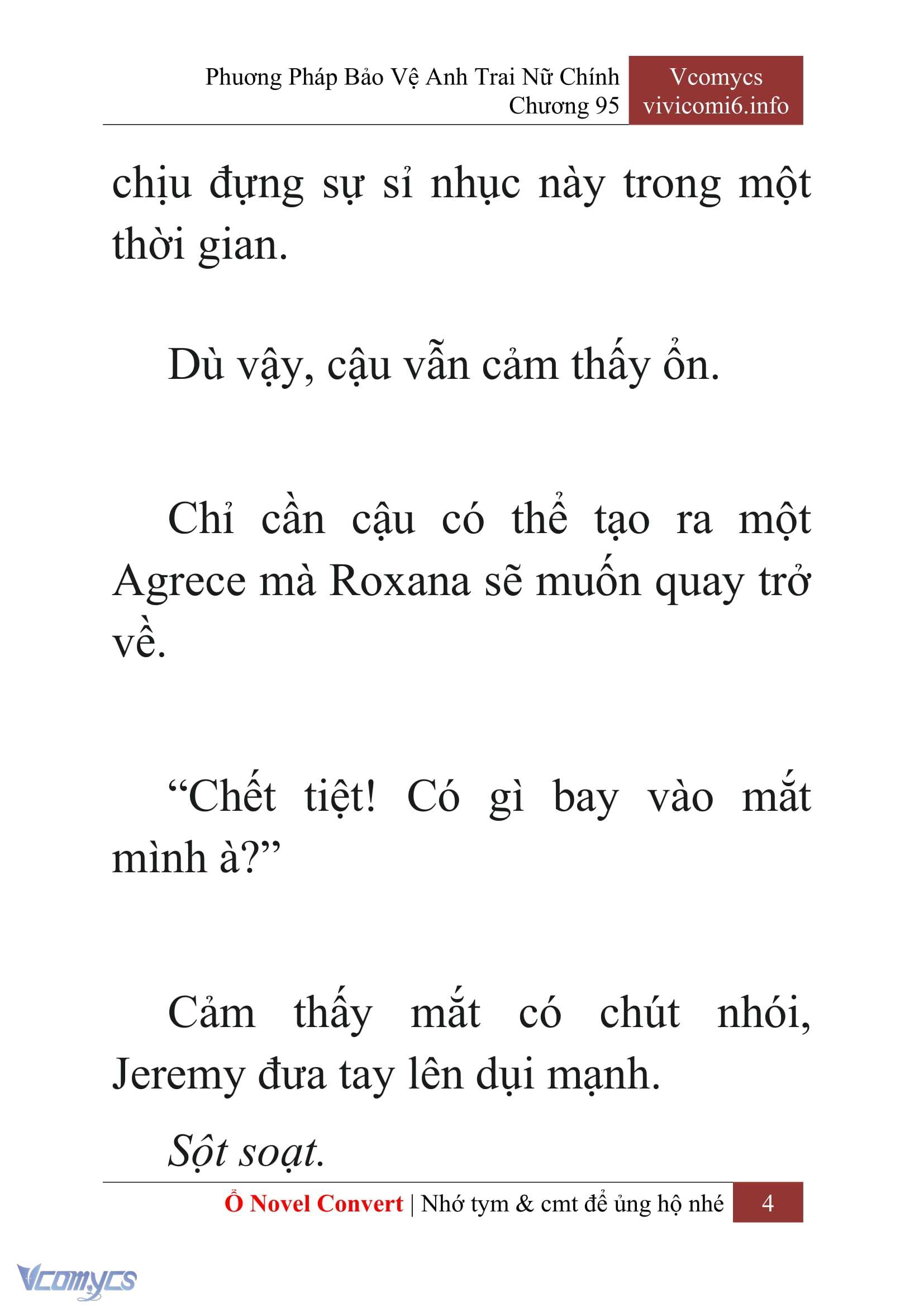 [Novel] Phương Pháp Bảo Vệ Anh Trai Nữ Chính Chap 95 - Trang 2