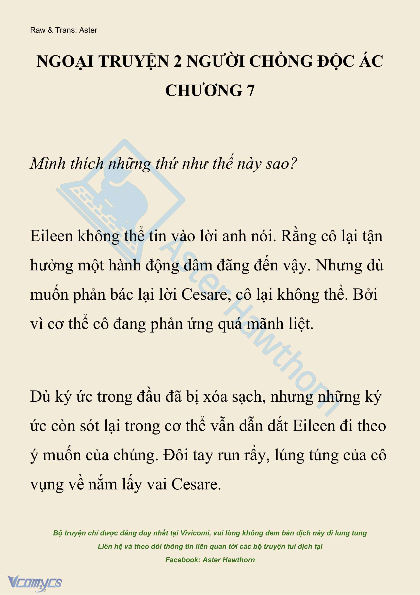 [NOVEL] Người Chồng Độc Ác Chap 251 - Next Chap 252