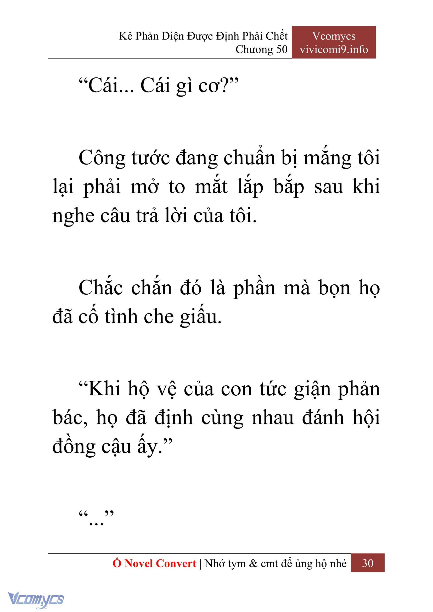 [Novel] Kẻ Phản Diện Được Định Phải Chết Chap 50 - Next Chap 51