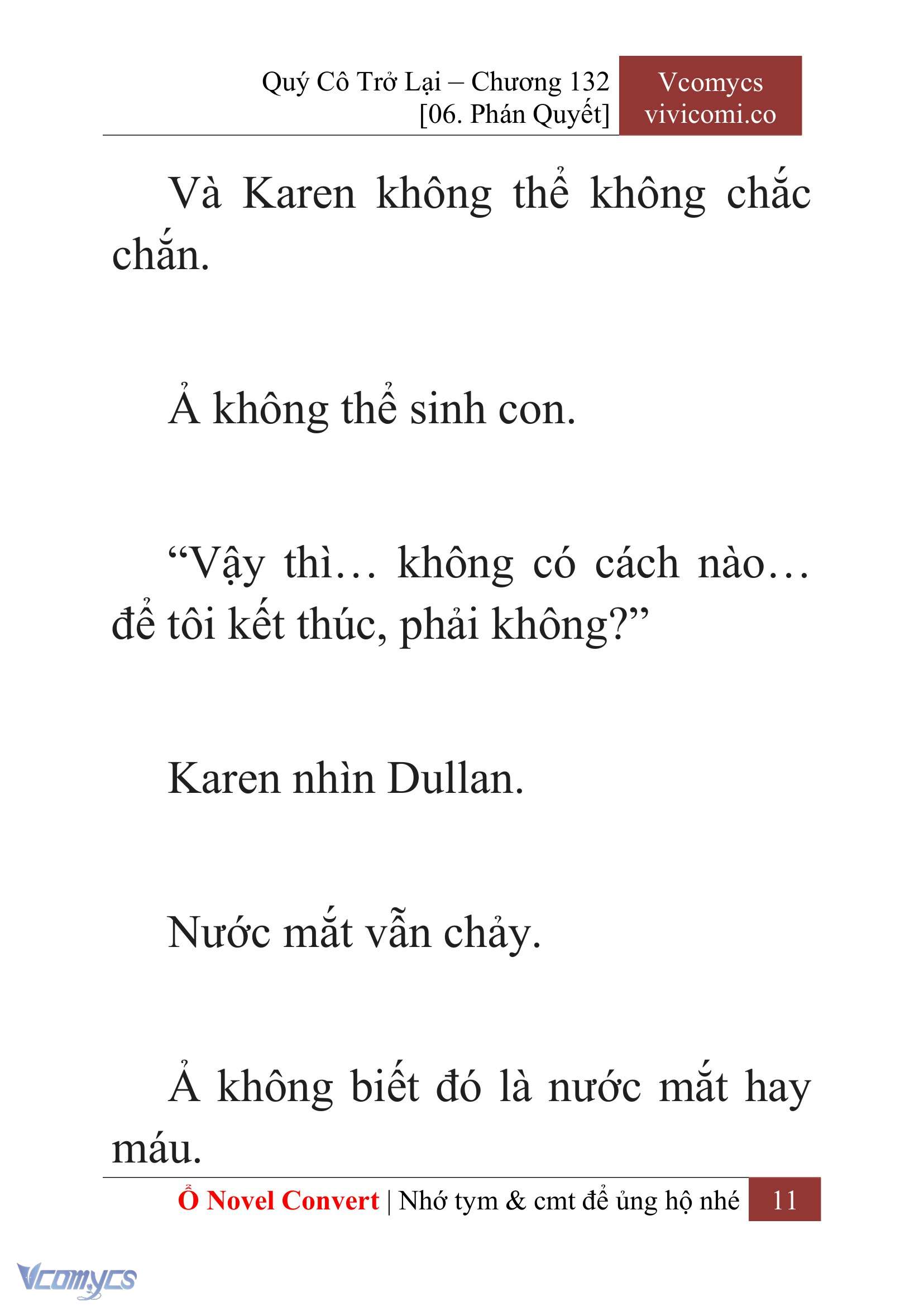 [Novel] Quý Cô Trở Lại Chap 132 - Trang 2