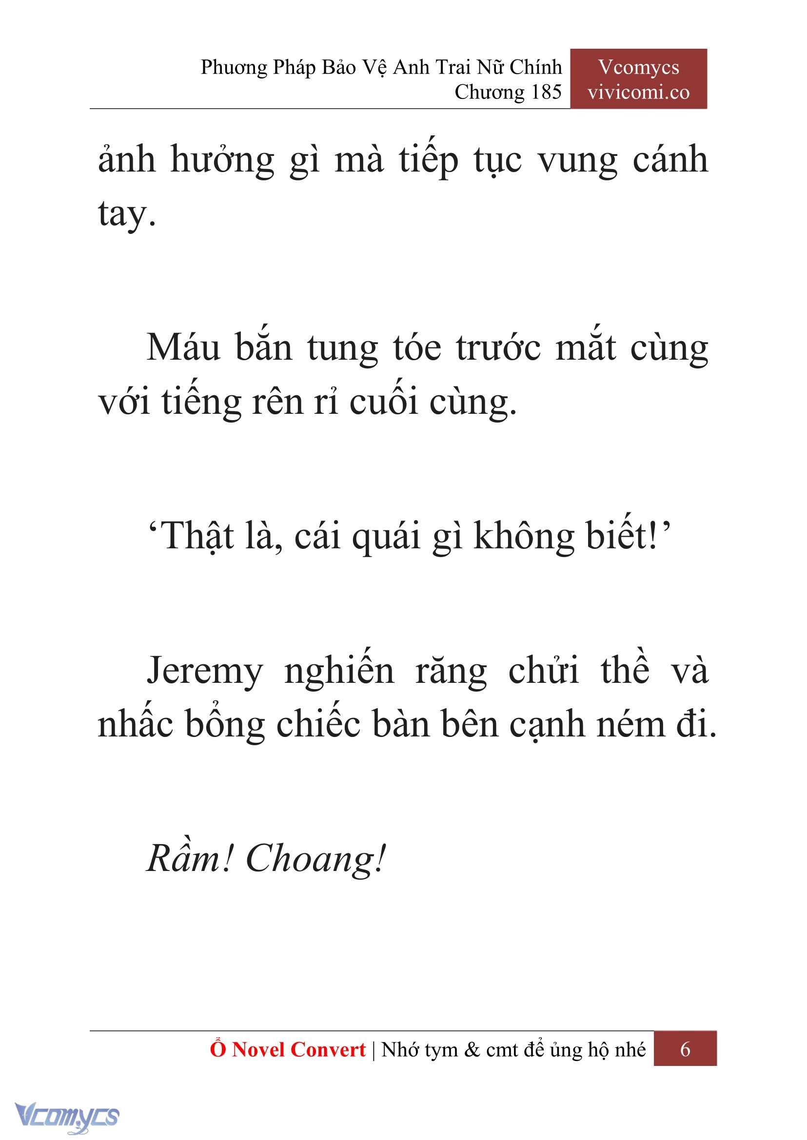 [Novel] Phương Pháp Bảo Vệ Anh Trai Nữ Chính Chap 185 - Trang 2