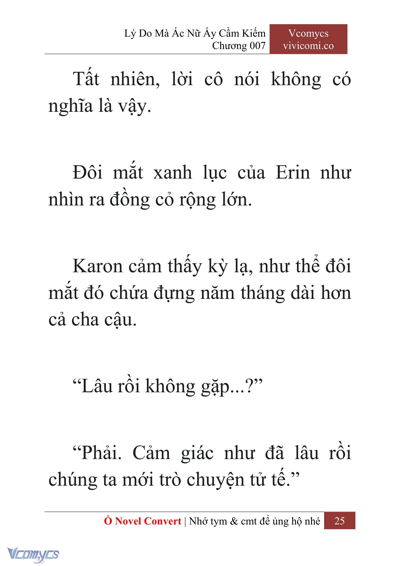 [Novel] Lý Do Mà Ác Nữ Ấy Cầm Kiếm Chap 7 - Trang 2