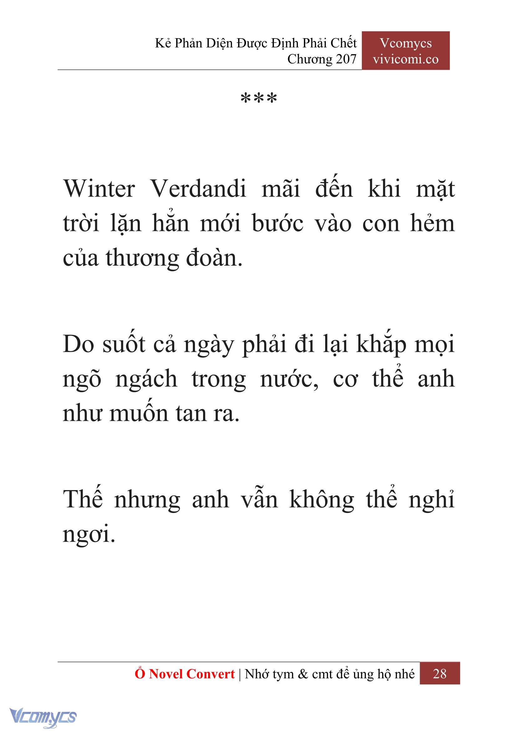 [Novel] Kẻ Phản Diện Được Định Phải Chết Chap 207 - Trang 2