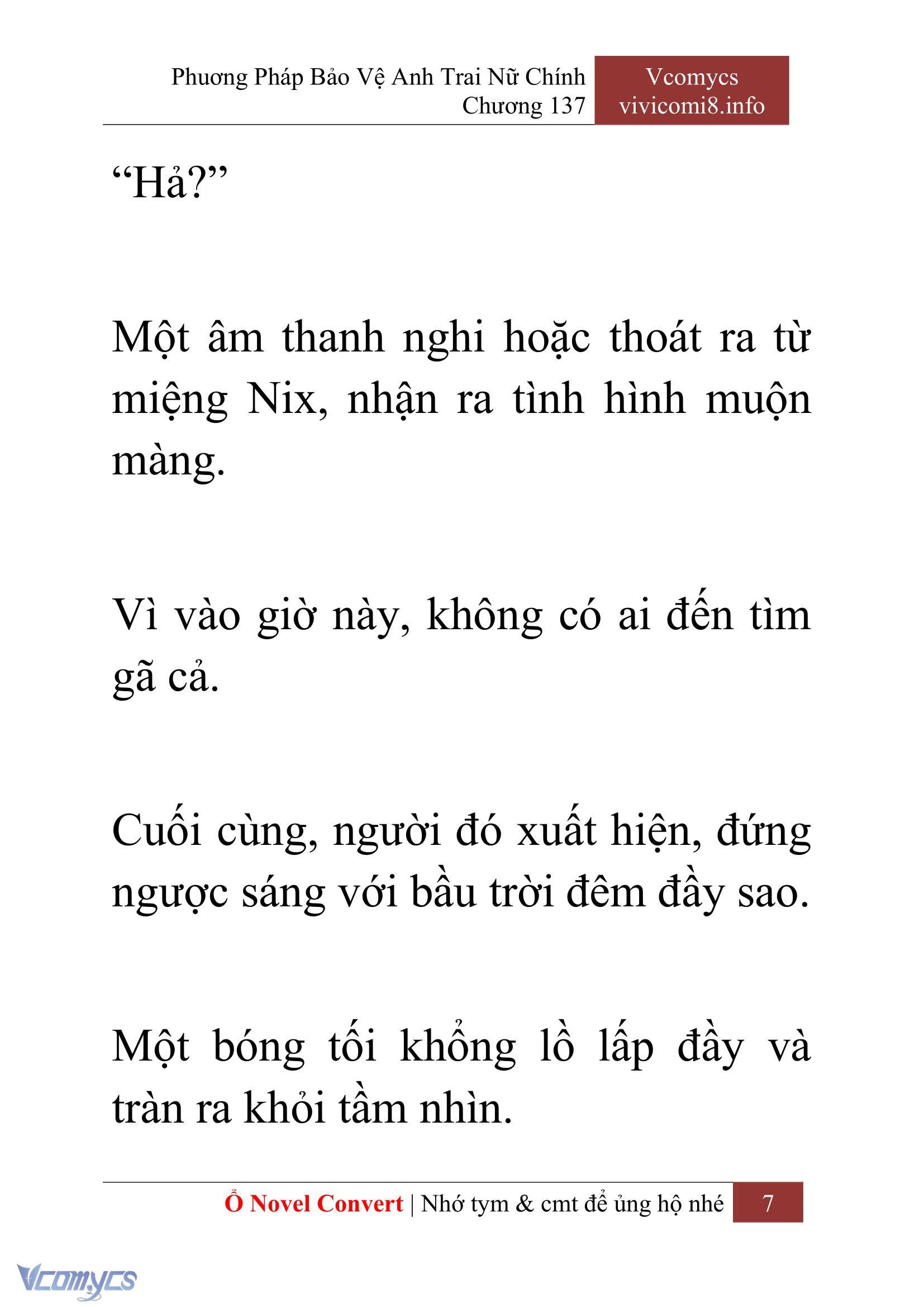 [Novel] Phương Pháp Bảo Vệ Anh Trai Nữ Chính Chap 137 - Trang 2
