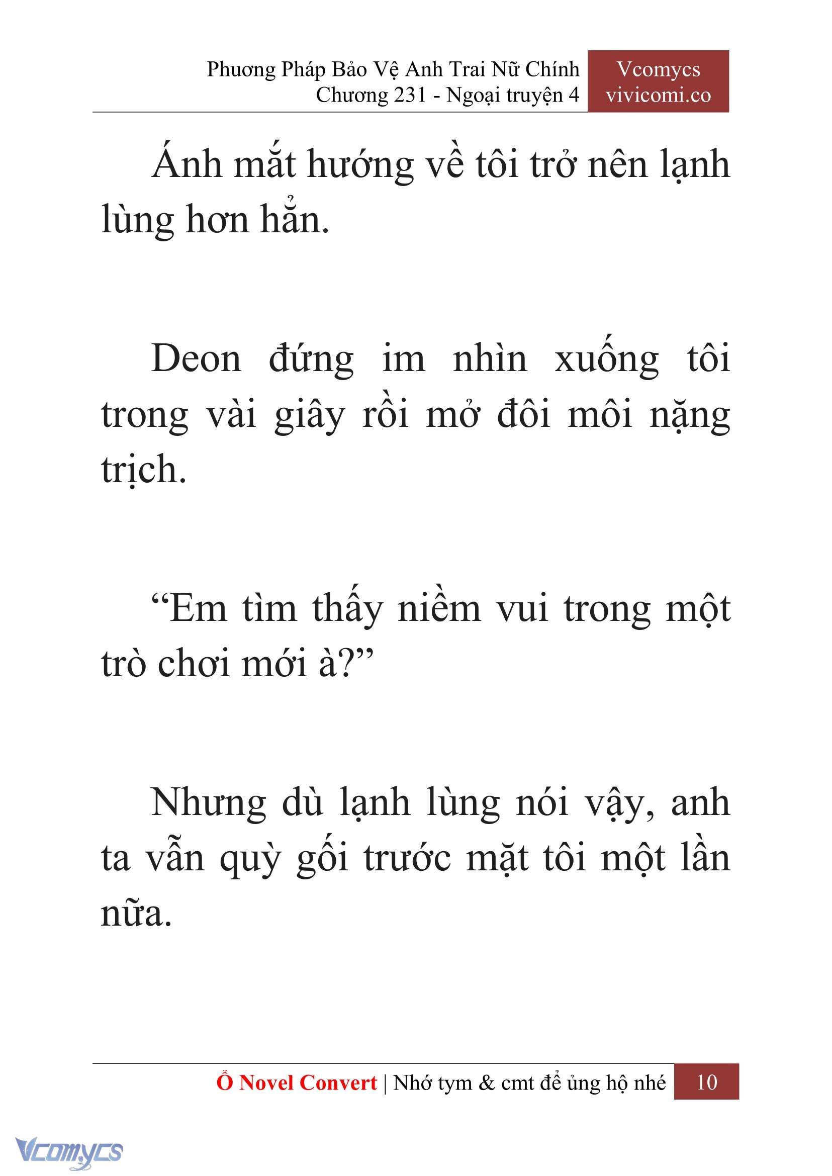 [Novel] Phương Pháp Bảo Vệ Anh Trai Nữ Chính Chap 231 - Trang 2