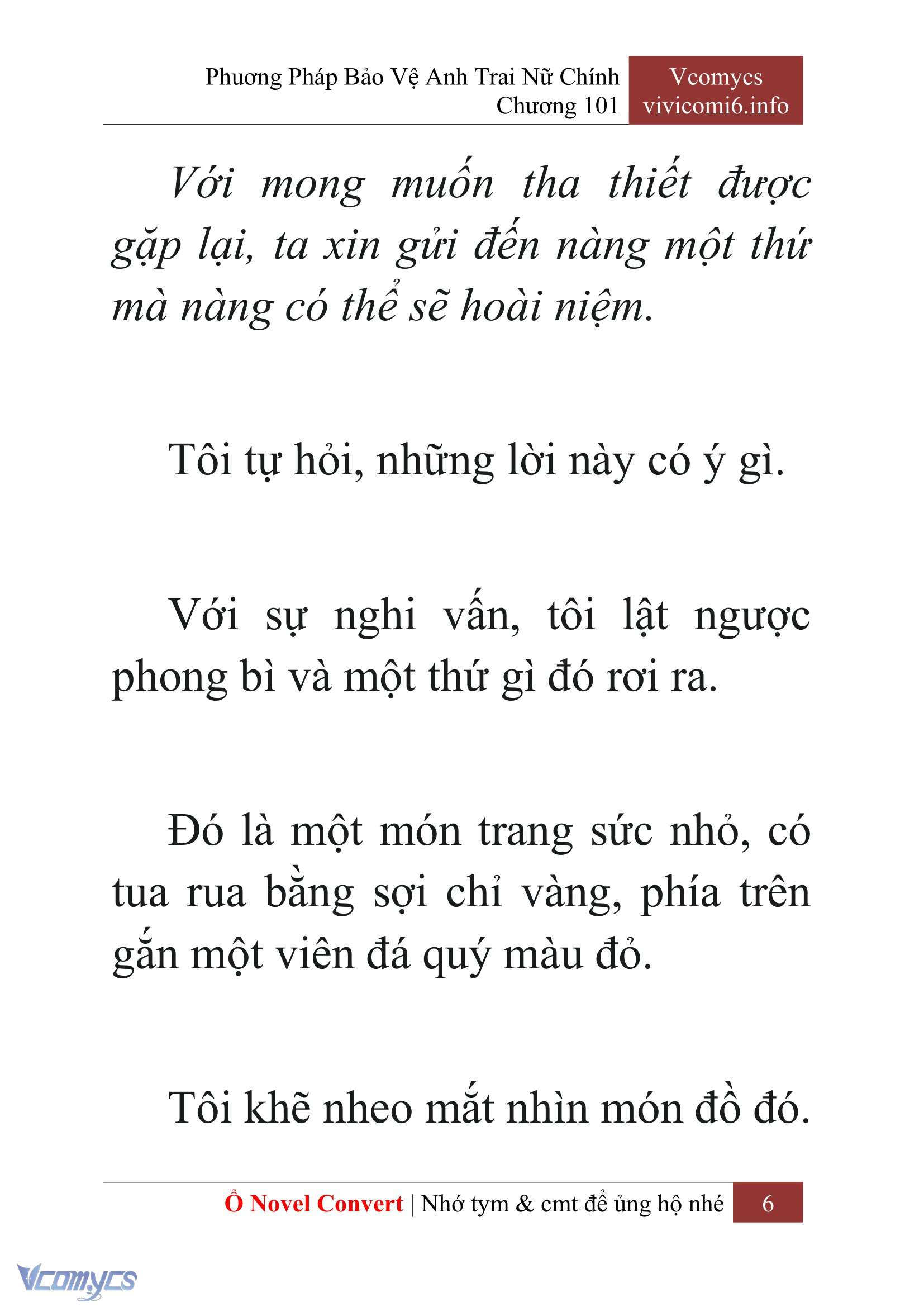 [Novel] Phương Pháp Bảo Vệ Anh Trai Nữ Chính Chap 101 - Trang 2