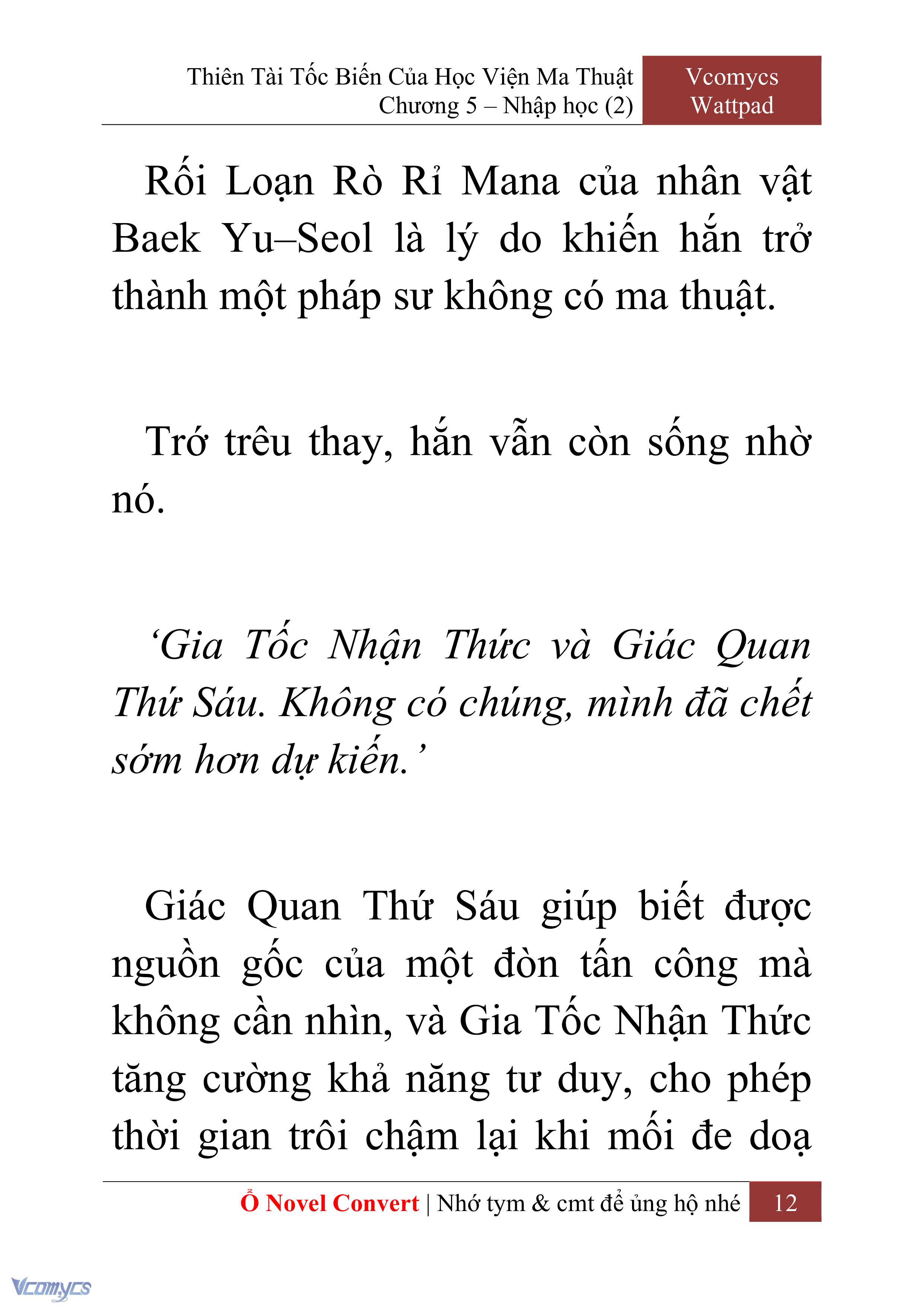 [Novel] Thiên Tài Tốc Biến Của Học Viện Ma Thuật Chap 5 - Trang 2