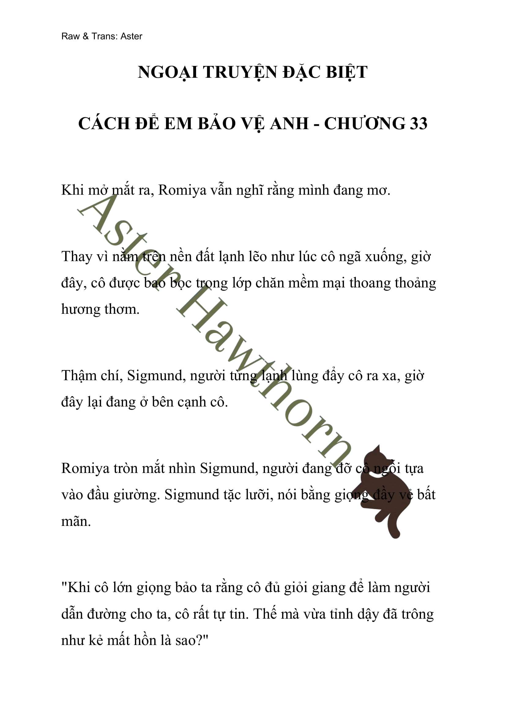 [NOVEL] Ngoại Truyện Cách Để Em Bảo Vệ Anh Chap 87 - Trang 2