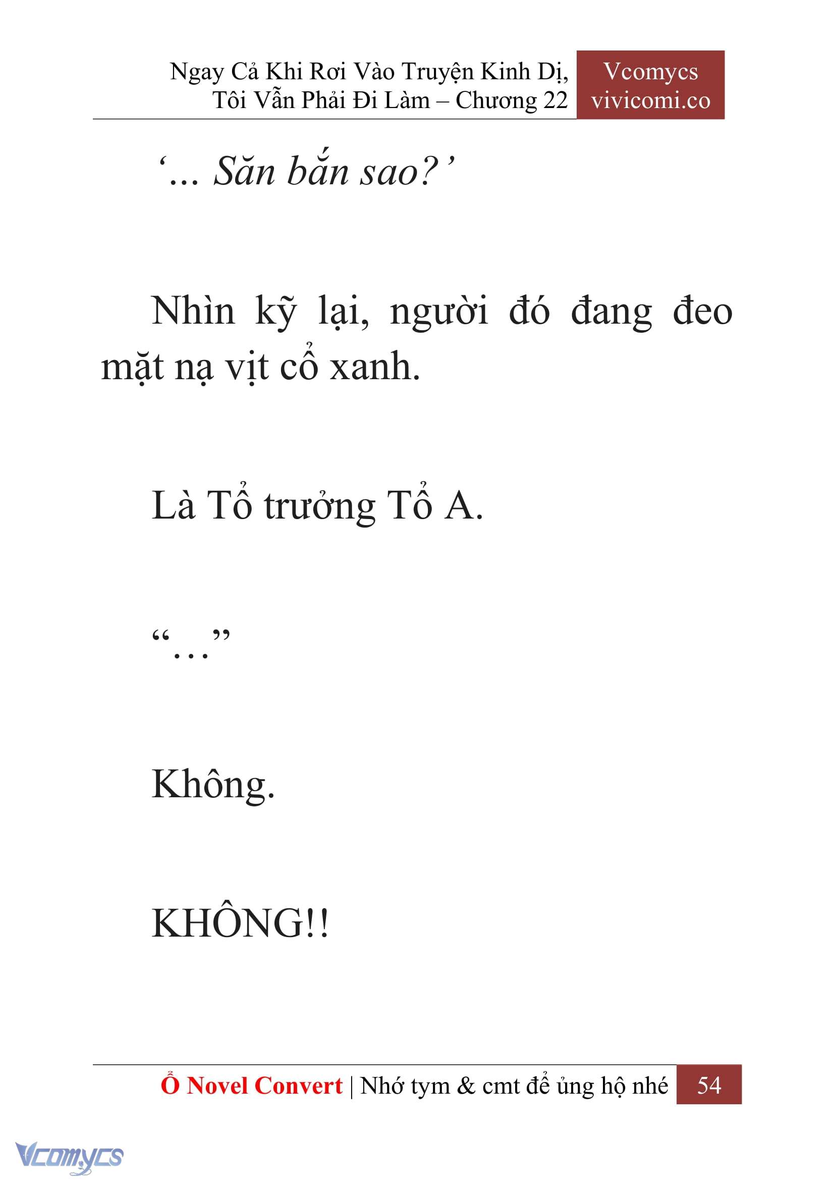 [Novel] Ngay Cả Khi Rơi Vào Truyện Kinh Dị, Tôi Vẫn Phải Đi Làm Chap 22 - Trang 2