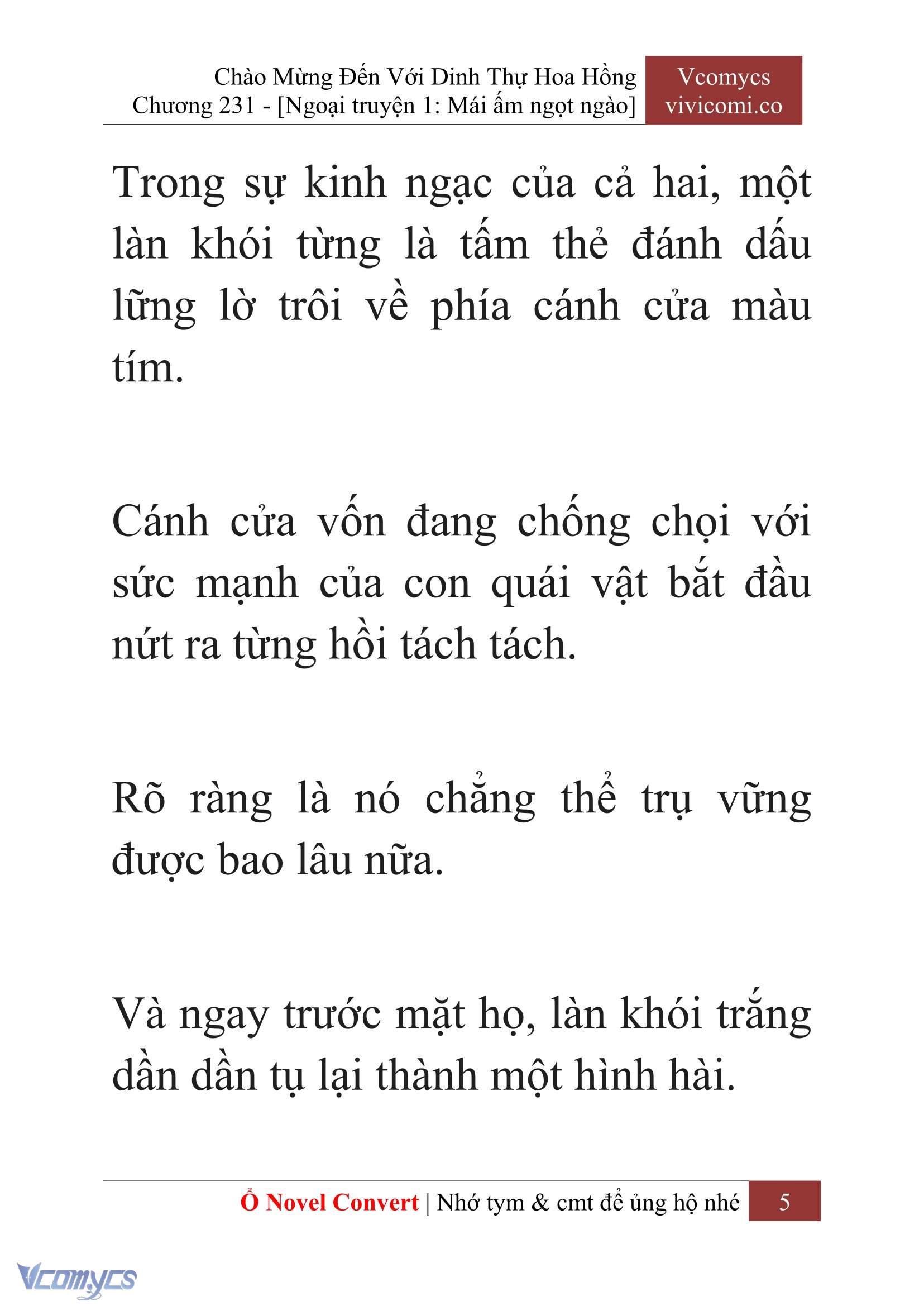 [Novel] Chào Mừng Đến Với Dinh Thự Hoa Hồng Chap 231 - Trang 2