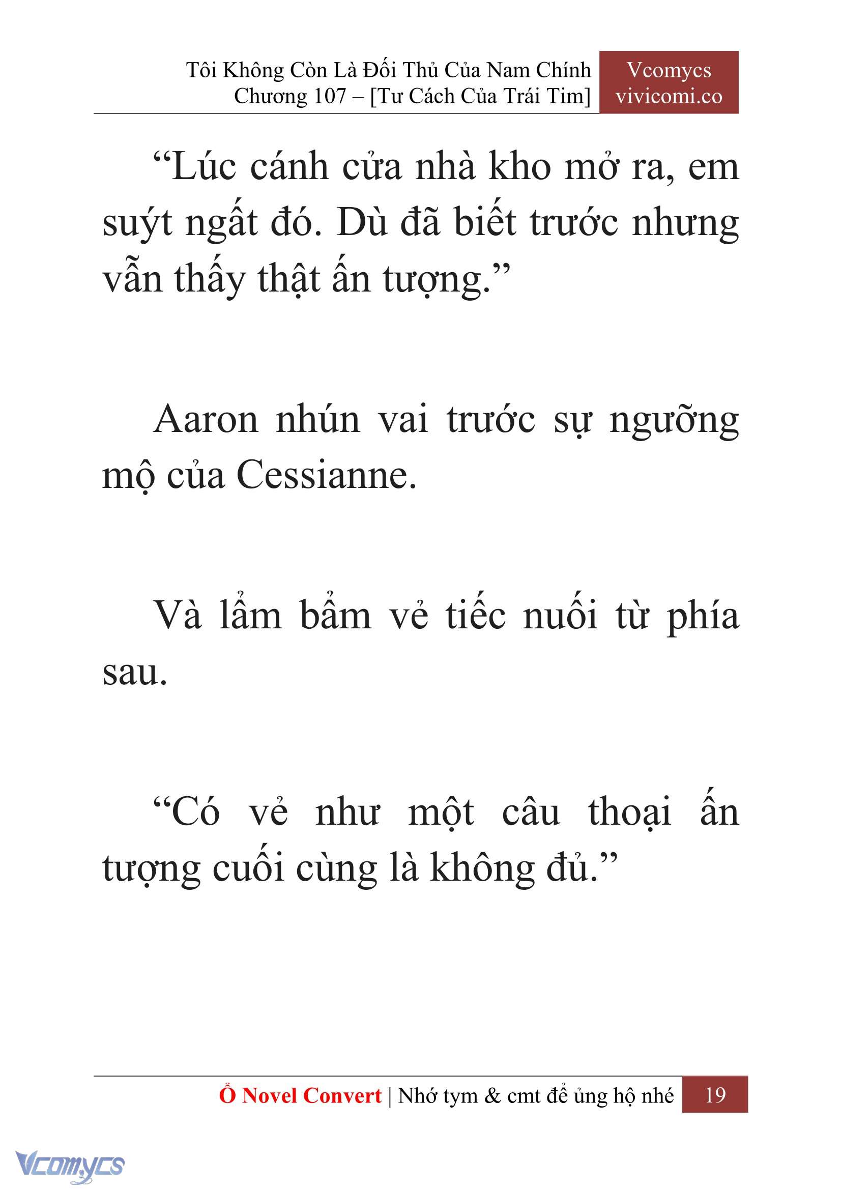 [Novel] Tôi Không Còn Là Đối Thủ Của Nam Chính Chap 107 - Trang 2