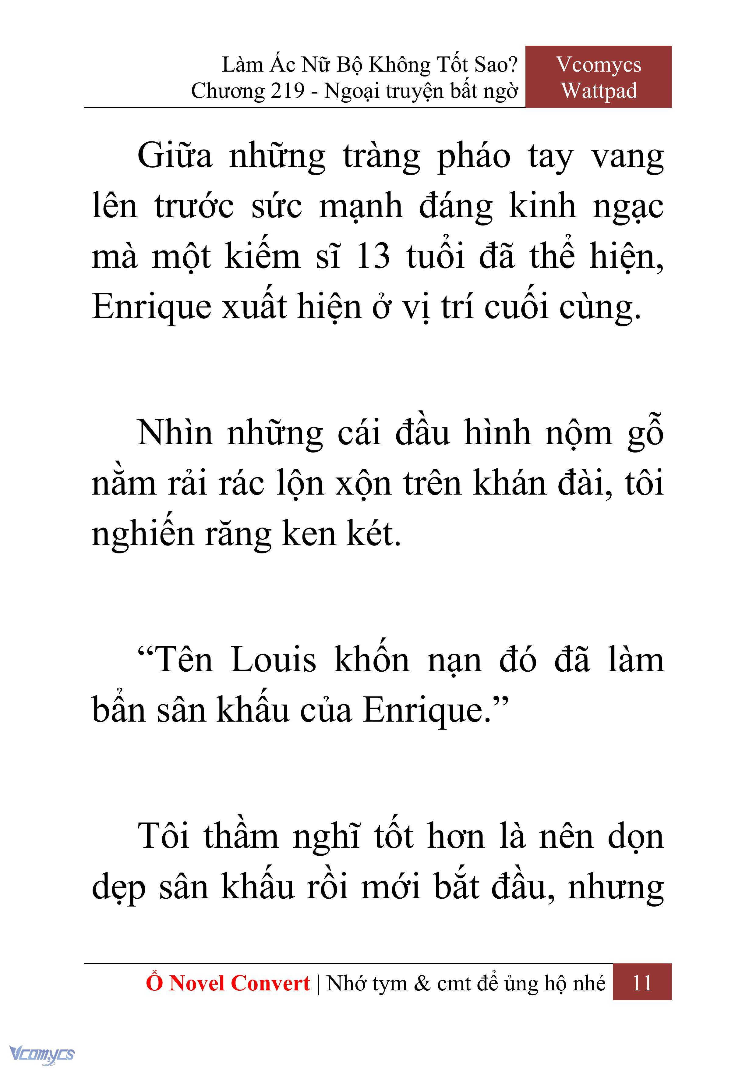[Novel] Làm Ác Nữ Bộ Không Tốt Sao? Chap 219 - Trang 2