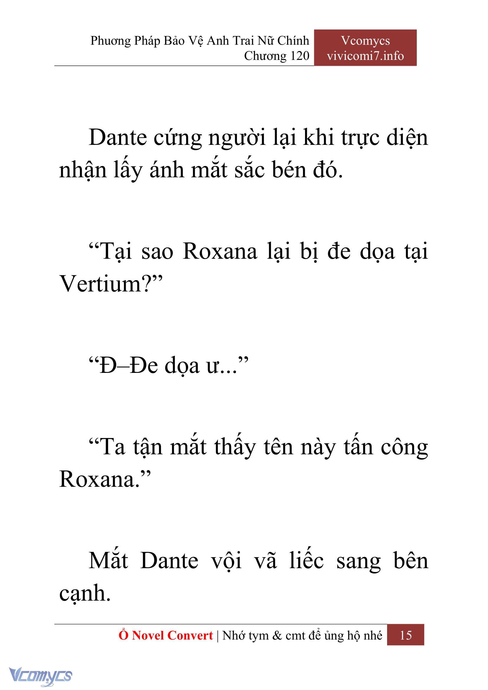 [Novel] Phương Pháp Bảo Vệ Anh Trai Nữ Chính Chap 120 - Trang 2