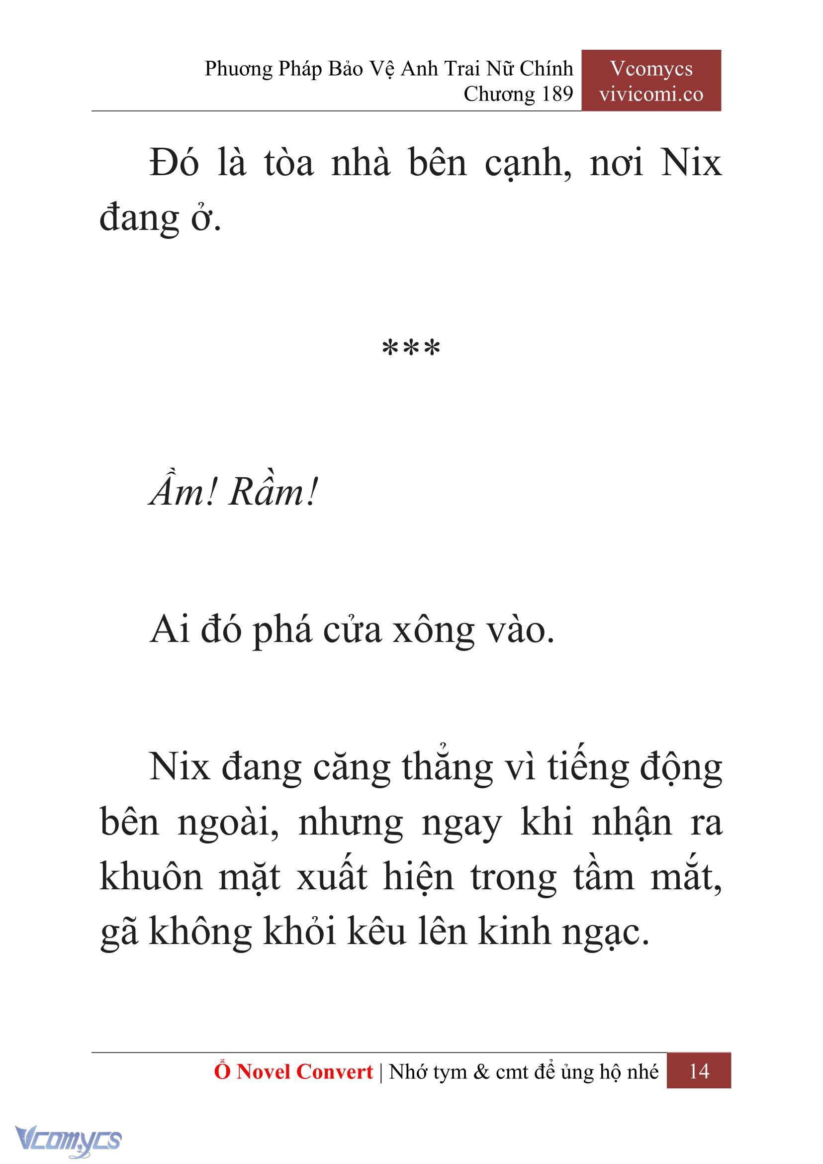 [Novel] Phương Pháp Bảo Vệ Anh Trai Nữ Chính Chap 189 - Trang 2