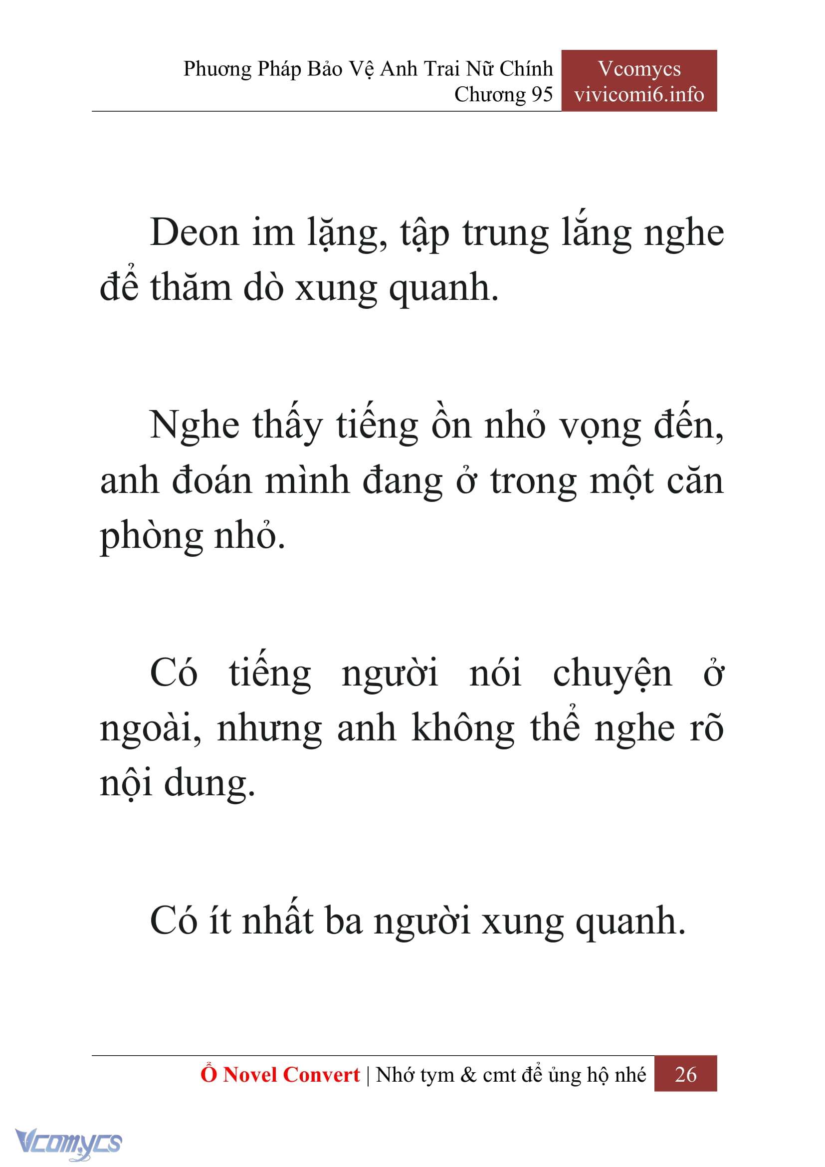 [Novel] Phương Pháp Bảo Vệ Anh Trai Nữ Chính Chap 95 - Trang 2