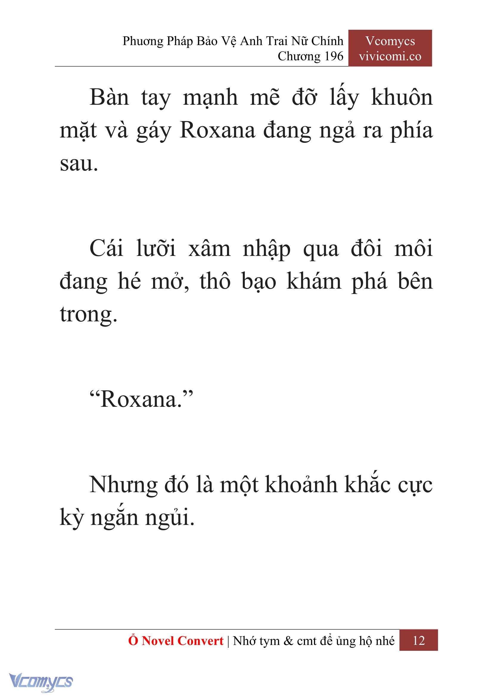 [Novel] Phương Pháp Bảo Vệ Anh Trai Nữ Chính Chap 196 - Trang 2