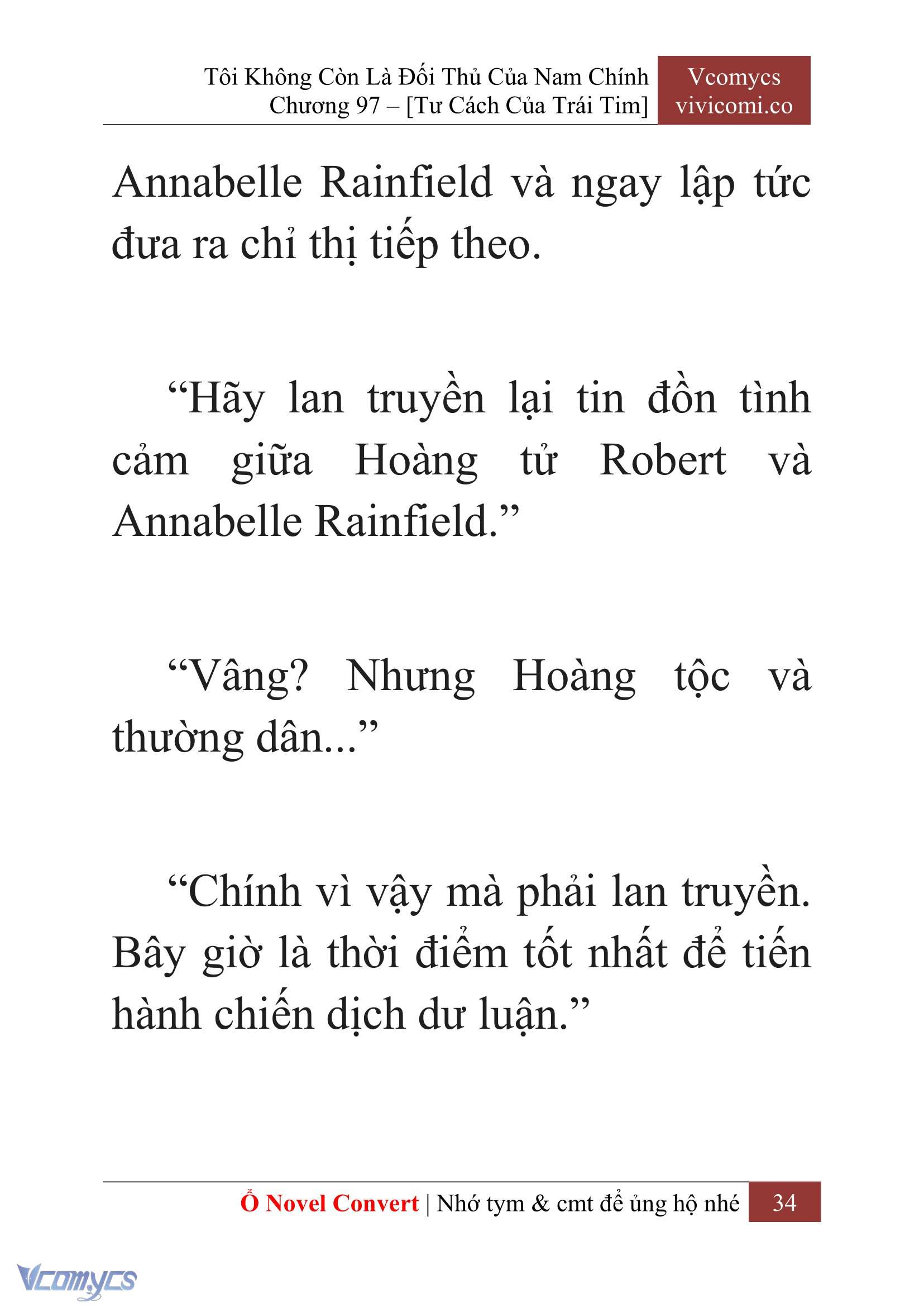 [Novel] Tôi Không Còn Là Đối Thủ Của Nam Chính Chap 97 - Trang 2